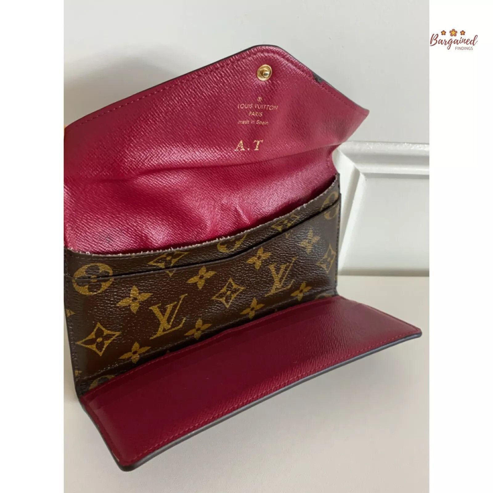 Louis Vuitton Louis Vuitton Monogram Leather CANVAS Josephine Long Wallet Size ONE SIZE - 5 Thumbnail