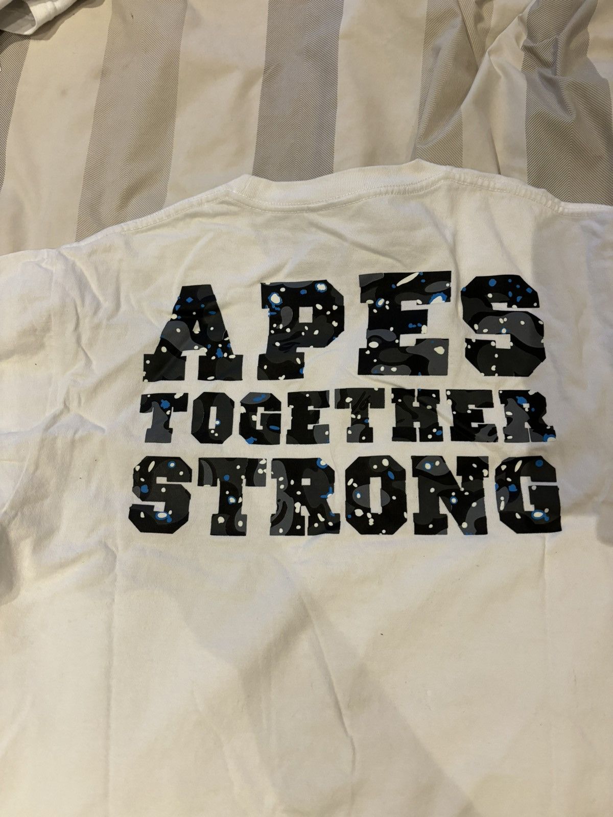 Bape Space Camo College ATS Tee Size US M / EU 48-50 / 2 - 2 Thumbnail