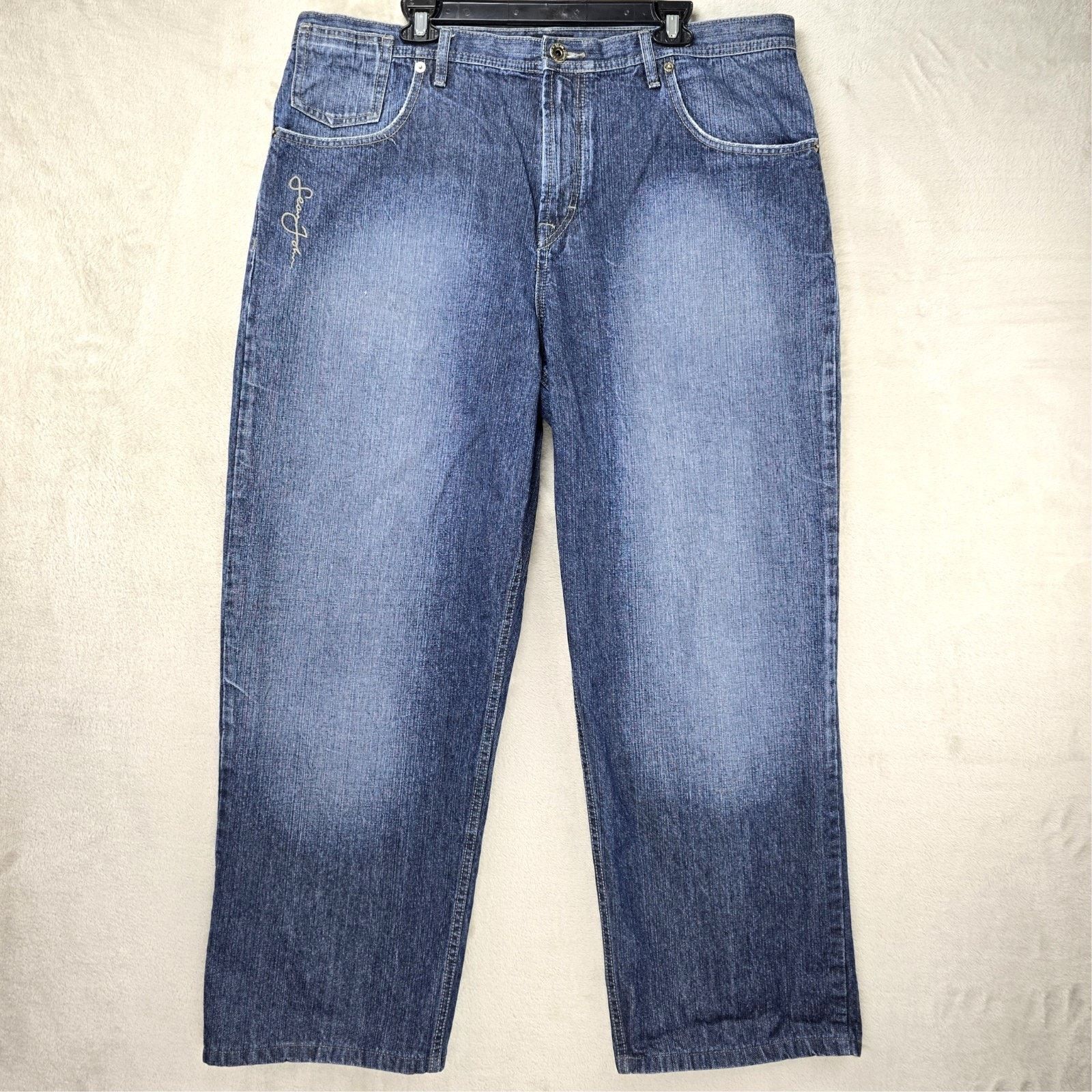 Sean John Vintage Y2k Sean John Baggy Jeans Men 40x30 Faded Skater Size US 40 / EU 56 - 1 Thumbnail
