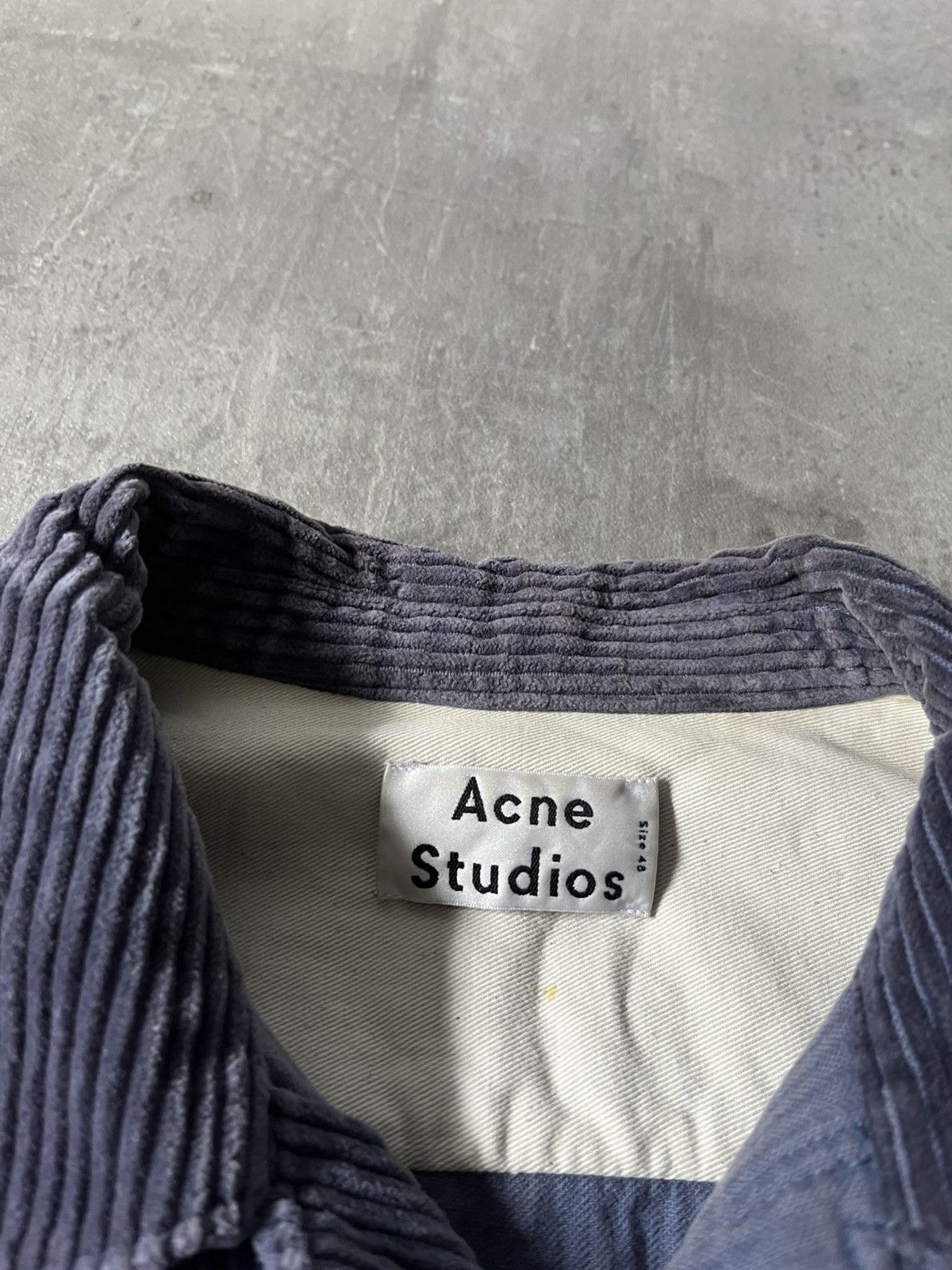 Acne Studios Acne Studios corduroy navy light jacket shirt Size US M / EU 48-50 / 2 - 7 Thumbnail