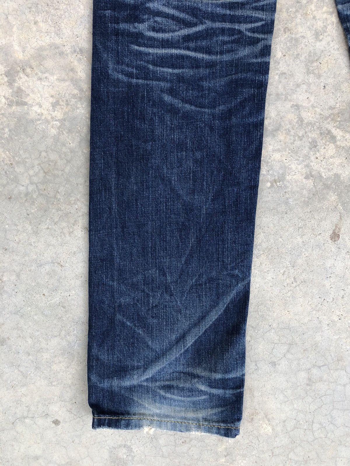 Japanese Brand Yoshitomo Nara Lolita Distressed Jeans Punk Style Blue Size US 31 - 11 Thumbnail