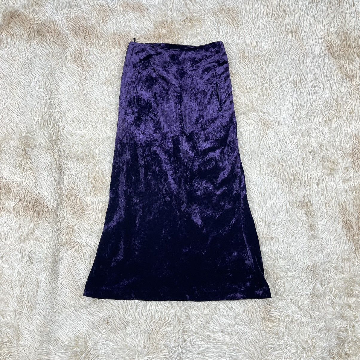 Yohji Yamamoto Yohji Yamamoto - Autumn/Winter 1992 - Velvet Skirt Size 26" / US 2 / IT 38 - 1 Thumbnail