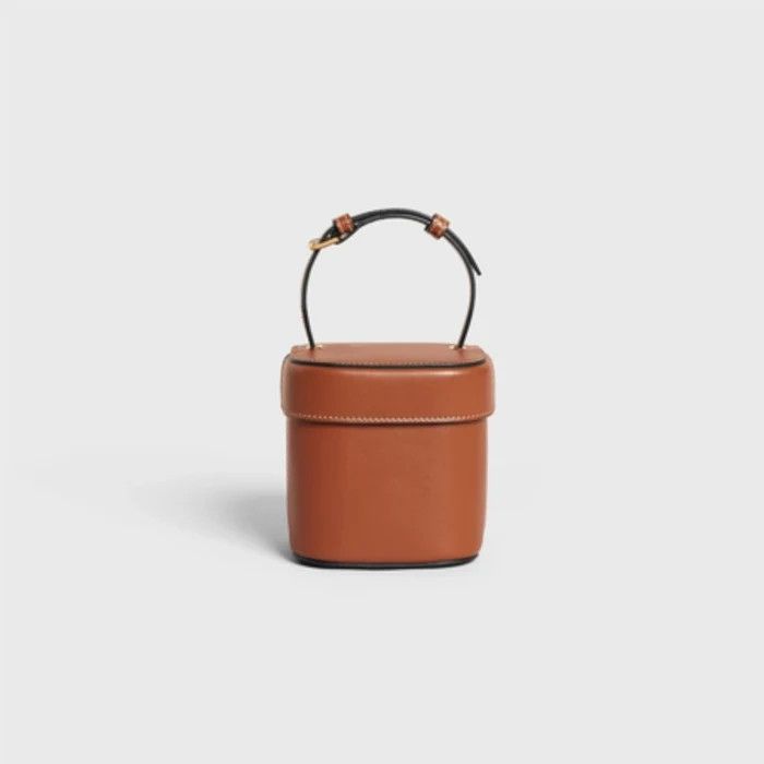Celine o1bcso1str0725 Size : OS / 199263 Box Cuir Mini Bag in Tan Size ONE SIZE - 1 Thumbnail
