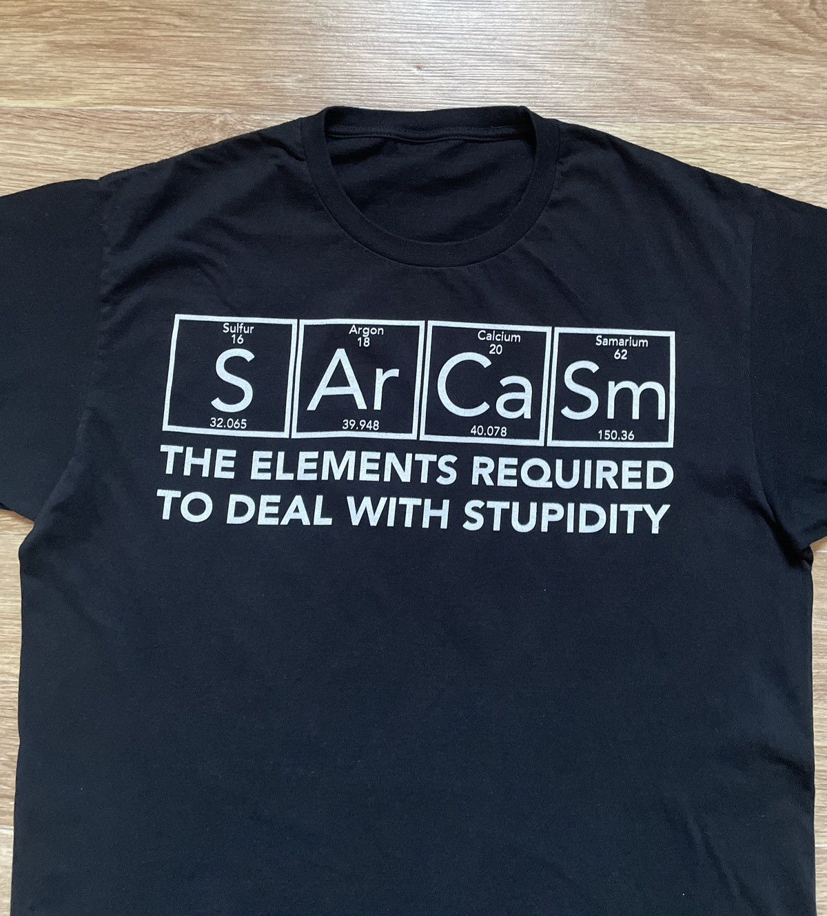 Other Men’s Sarcasm Humor Black Tee T Shirt Size US L / EU 52-54 / 3 - 2 Thumbnail