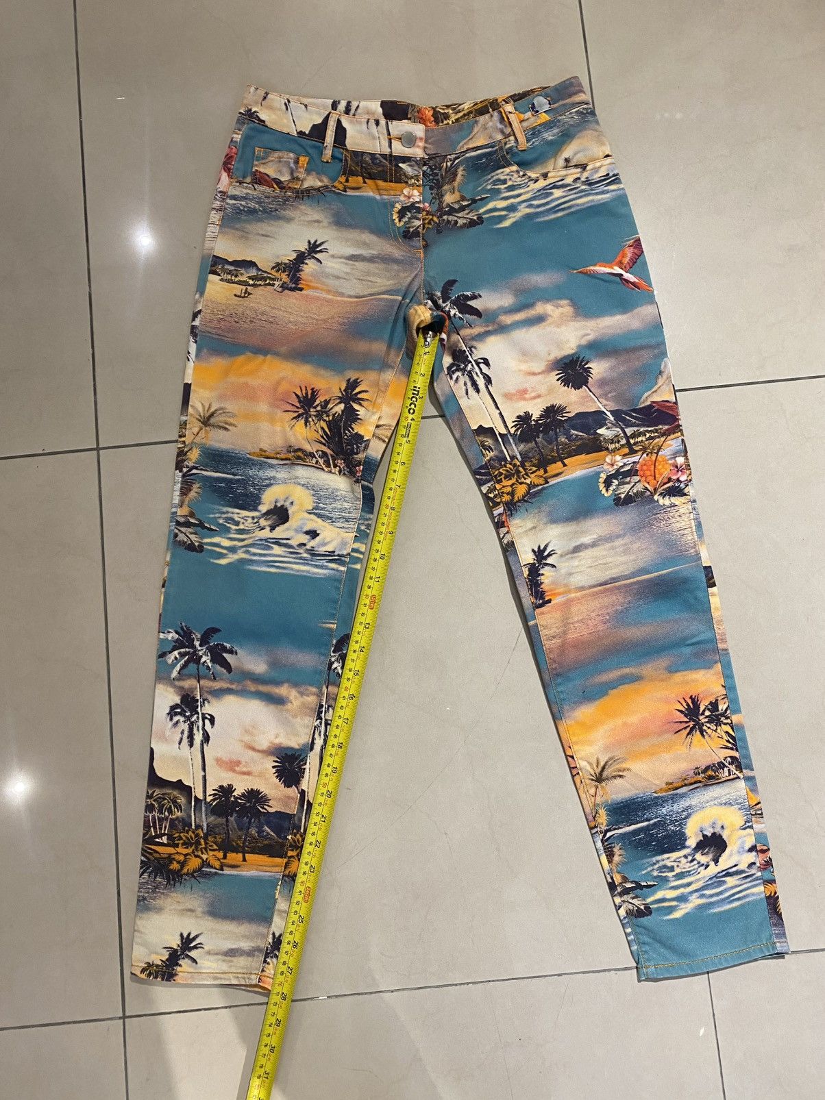 Jean Paul Gaultier Jean Paul Gaultier SS12 Hawaii Jeans Size US 28 / EU 44 - 15 Thumbnail