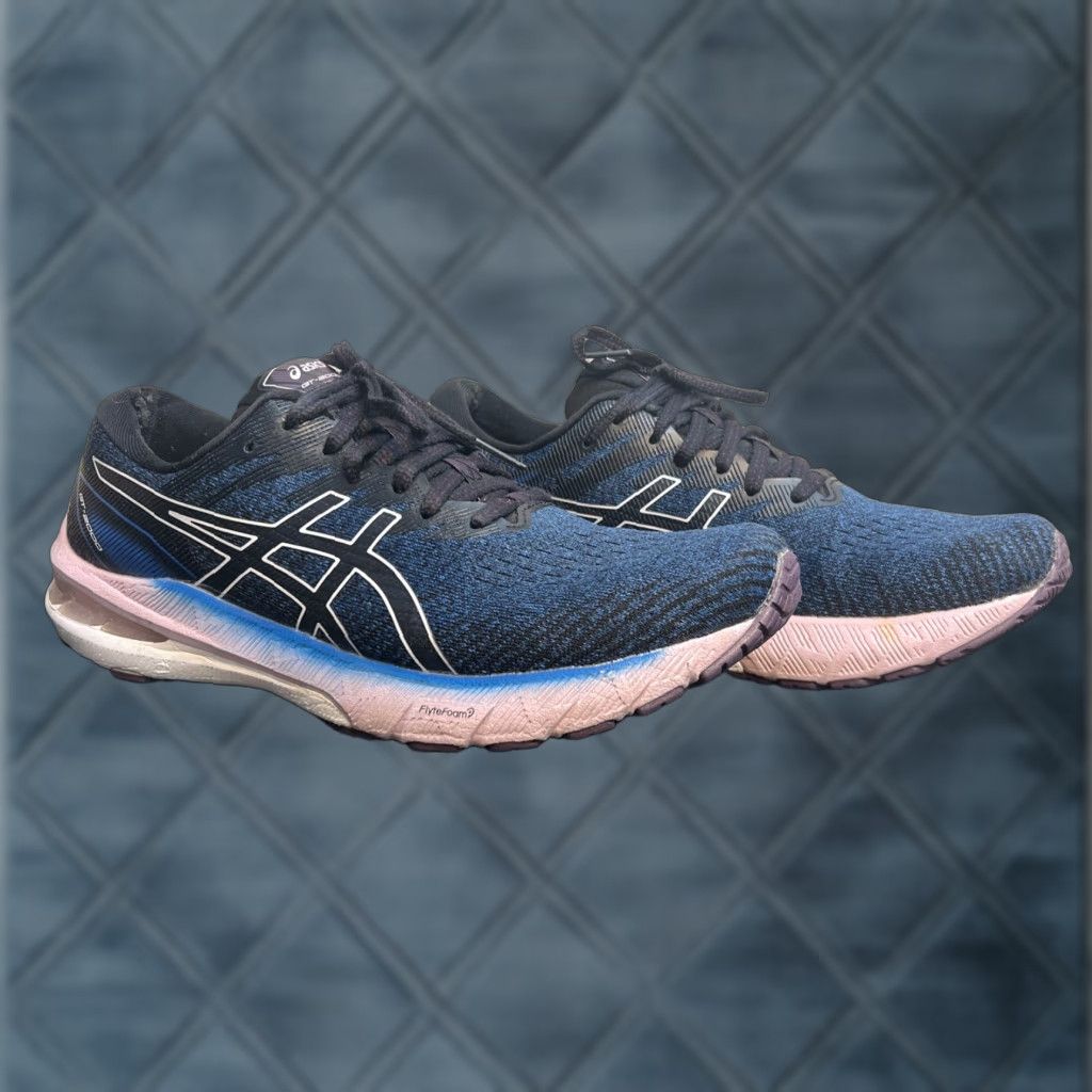 Asics ASICS GT 2000 10 Wide Sneaker Lake Drive White W Size 9.5 Women Blue Knit Size US 10 / IT 40 - 1 Thumbnail
