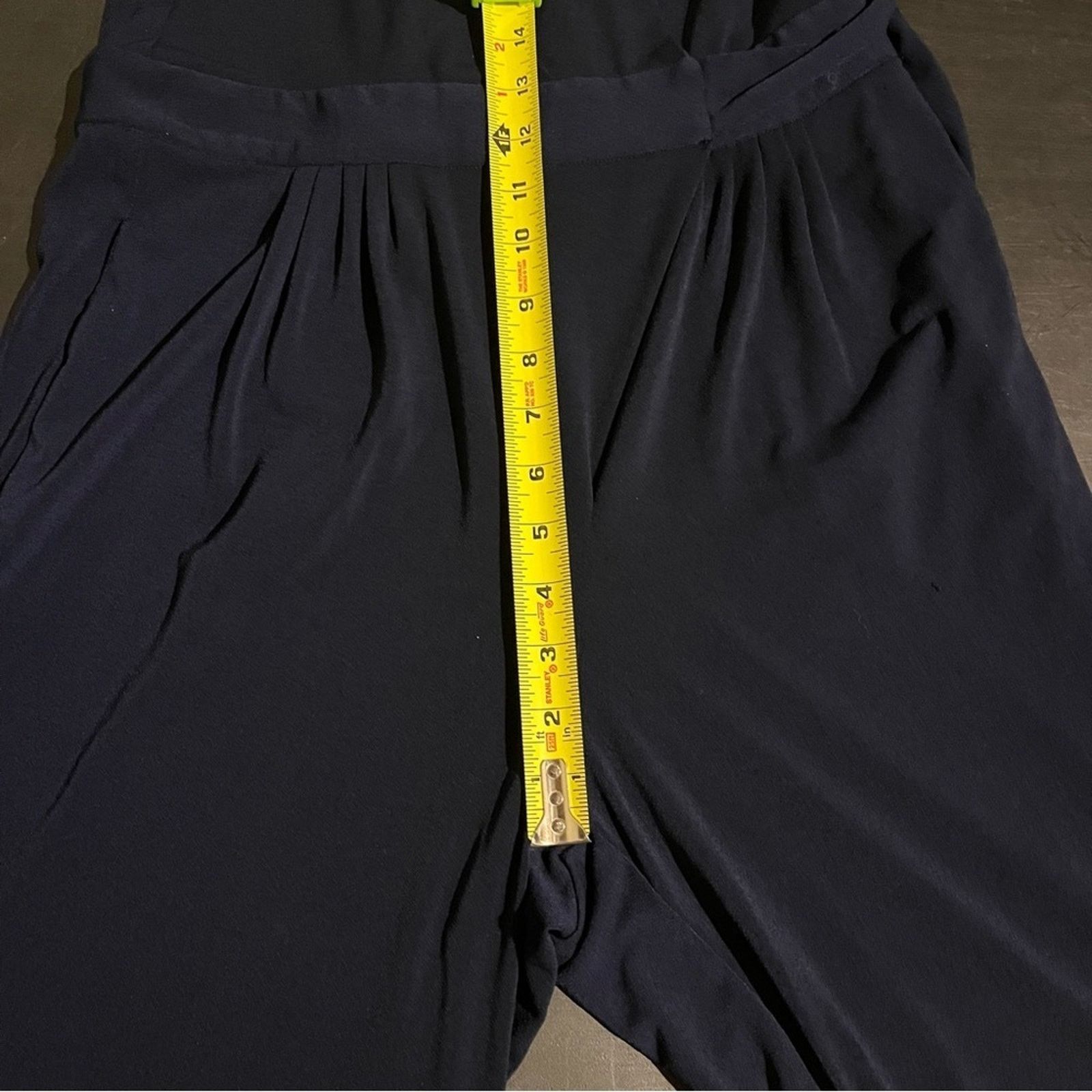 Lauren Ralph Lauren Ralph Lauren Navy Sleeveless Belted Jumpsuit Stretch Size M Size 28" / US 6 / IT 42 - 14 Thumbnail