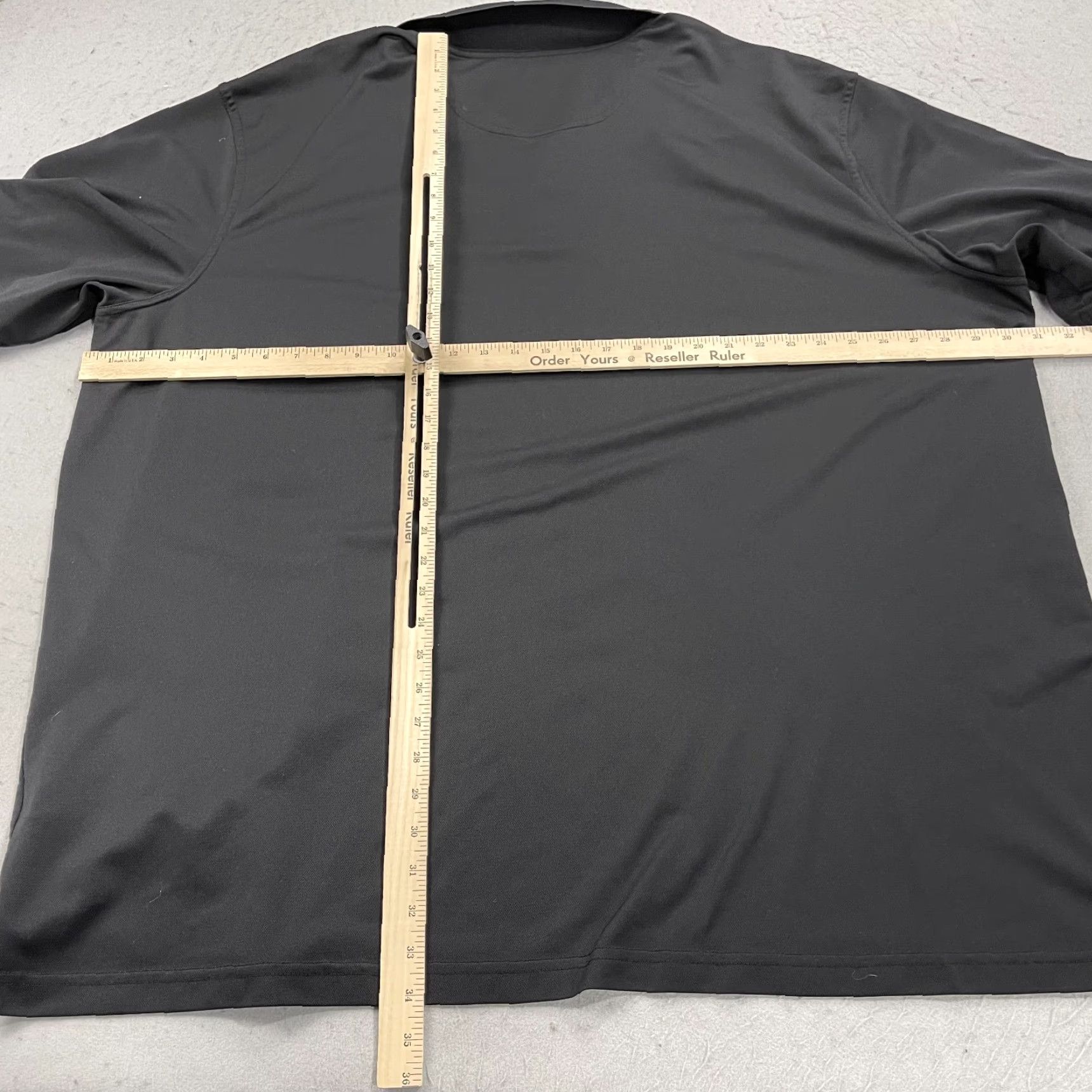 Reebok Reebok Polo Shirt Mens 5XLT Black Solid Performance Golf Breathable Lightweight Polyester Spandex Big & Tall Shirt Mens Golf Polo 5XLT Black Solid Size US XXL / EU 58 / 5 - 6 Thumbnail