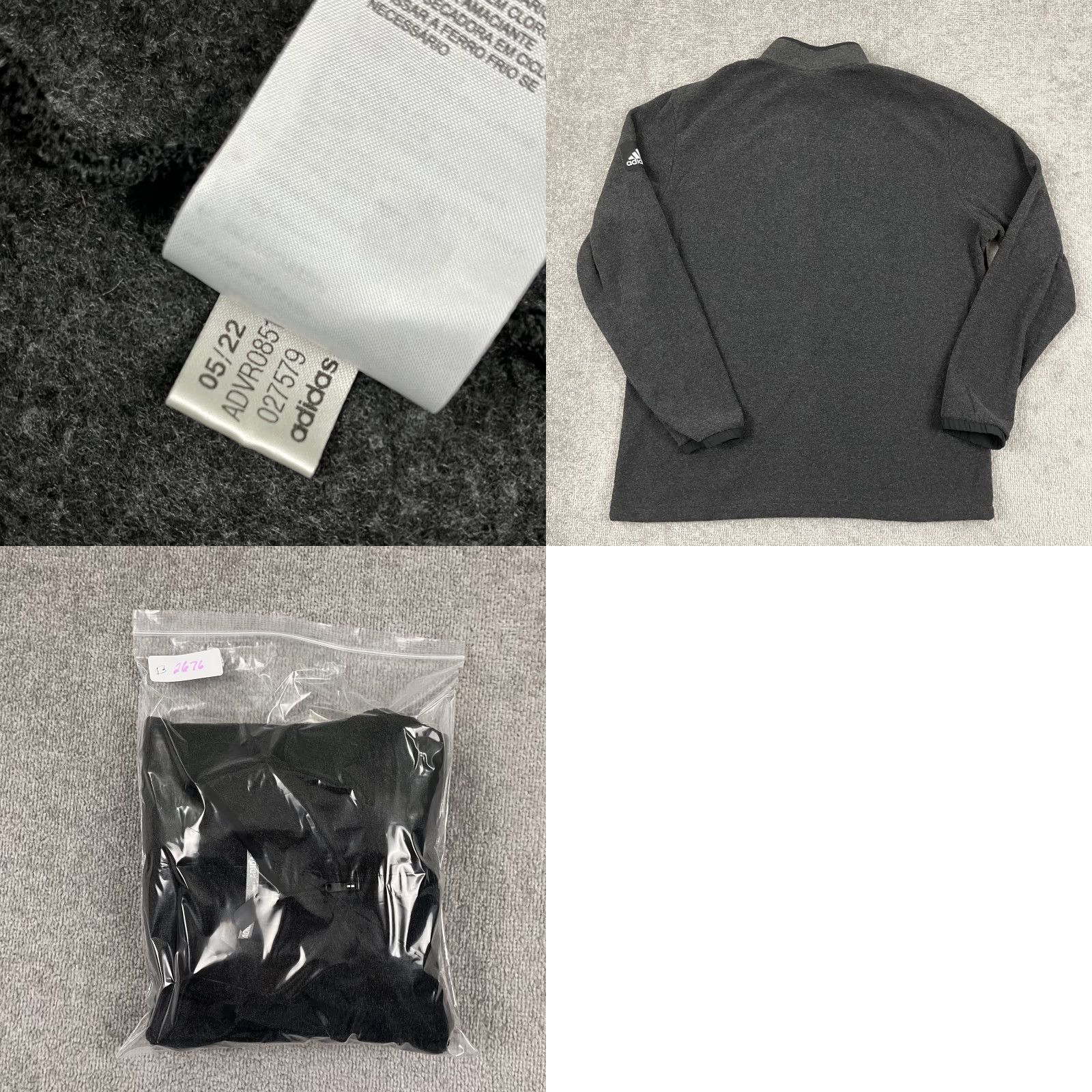Adidas adidas Golf Sweater Pullover Mens XL Gray 1/4 Zip Casual Jacket Sports Outdoor Golf Mens XL Gray Size US XL / EU 56 / 4 - 8 Thumbnail
