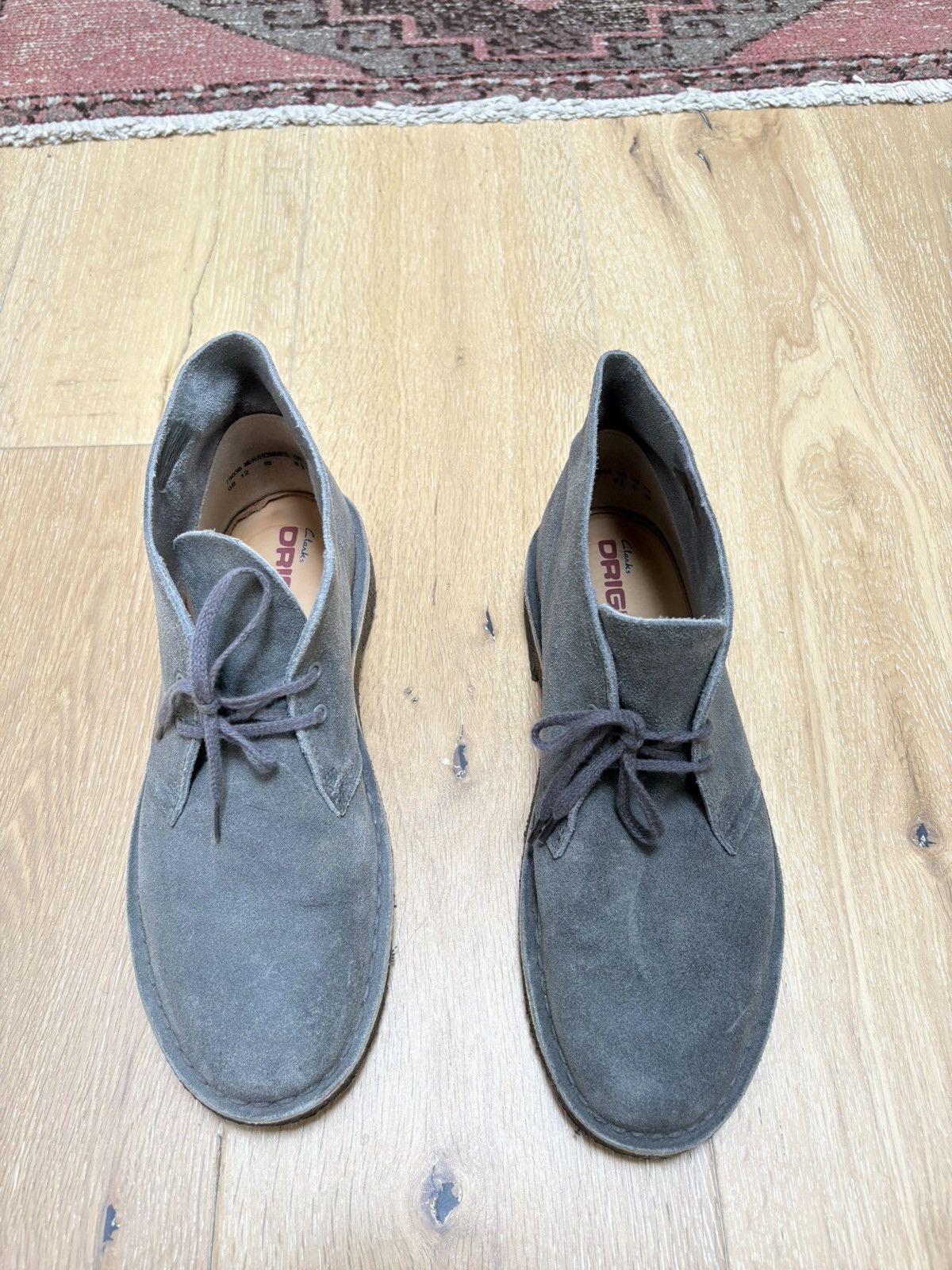 Clarks Men's Shoes Clarks Originals DESERT Boots GREY Size 9 Size US 9 / EU 42 - 4 Thumbnail