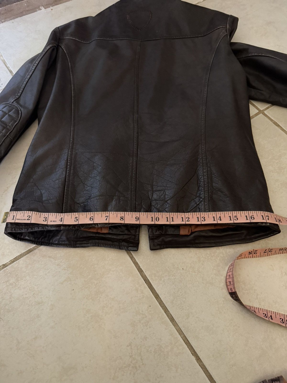 tigha Tigha Buffalo Leather Field Jacket Brown Small Size US S / EU 44-46 / 1 - 15 Thumbnail