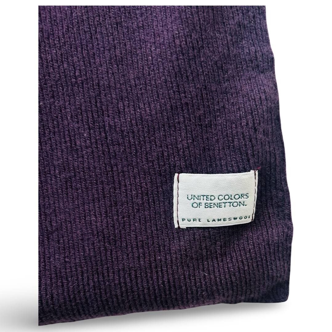 United Colors Of Benetton Benetton lambswool reversible scarf #54 Size ONE SIZE - 2 Thumbnail