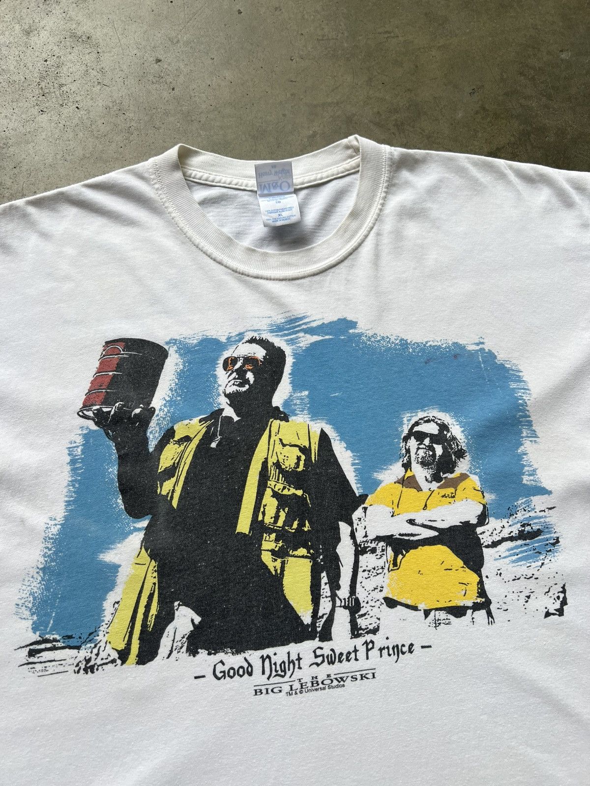 Vintage VTG ‘00s The Big Lebowski Movie Promo Tee Shirt Size US L / EU 52-54 / 3 - 3 Thumbnail