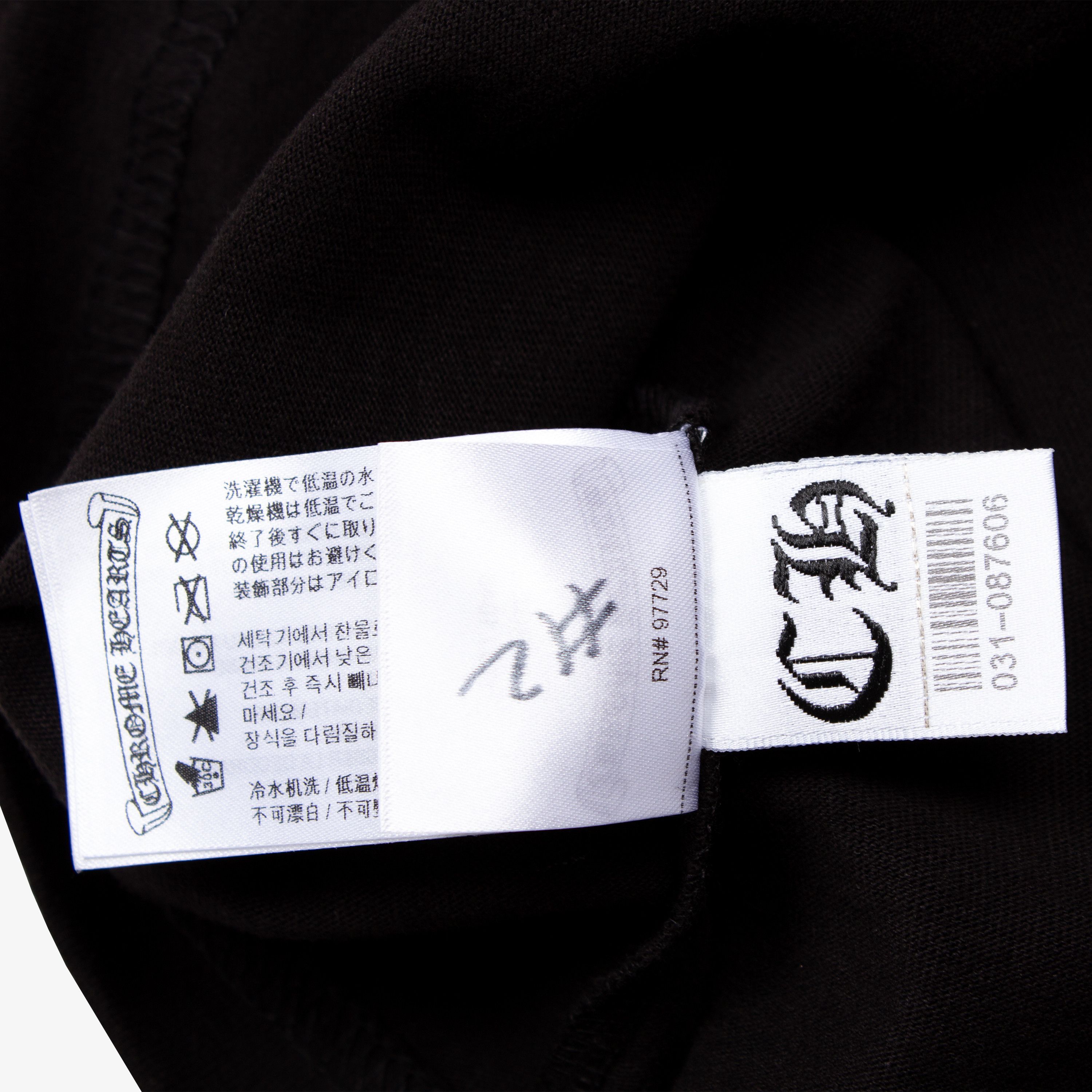 Chrome Hearts CHROME HEARTS BLACK SAMPLE POCKET TEE Size US L / EU 52-54 / 3 - 7 Thumbnail