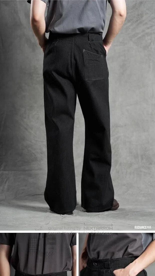 MotivMfg MotivMfg Black Denim Pants for Men. Size US 34 / EU 50 - 8 Thumbnail