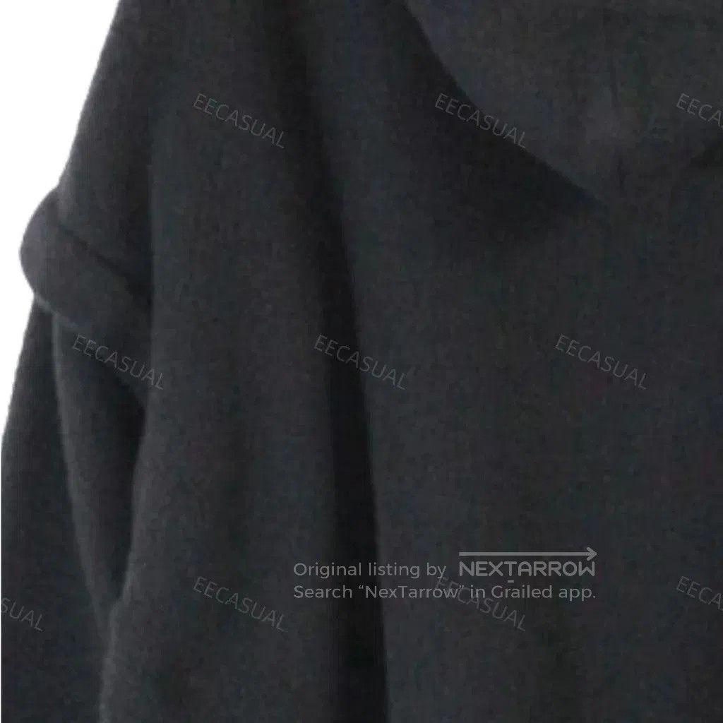 Y's Yohji Yamamoto Black Wool Hoodie Coat. Size XS / US 0-2 / IT 36-38 - 5 Thumbnail