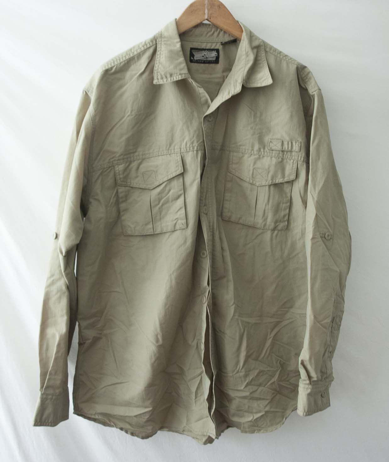 Vintage On The Brink Vintage Shirt Size XL Safari Brown Size US XL / EU 56 / 4 - 1 Thumbnail