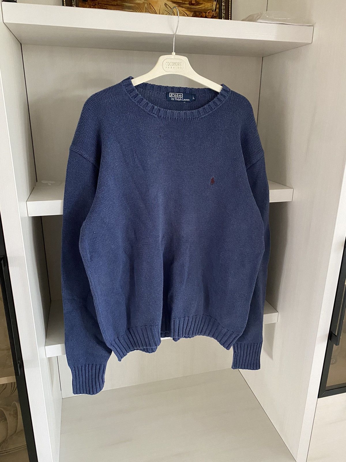 Polo Ralph Lauren Polo Ralph Lauren Knit Sweater Vintage Streetwear Blue Size US L / EU 52-54 / 3 - 1 Thumbnail