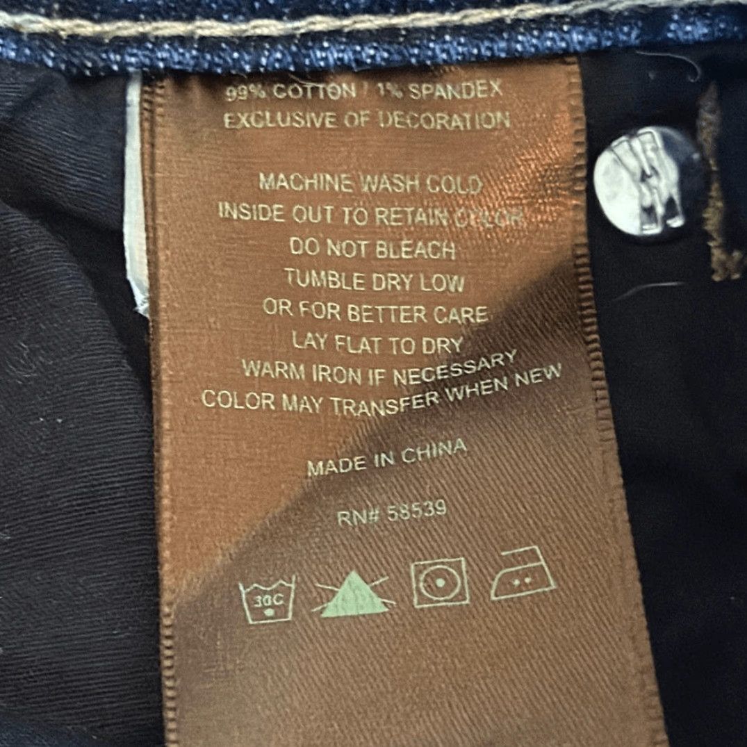 Vintage KUT from the Kloth Catherine Boyfriend Jeans size 12 Womens Blue Flared Size 34" / US 12 / IT 48 - 3 Thumbnail