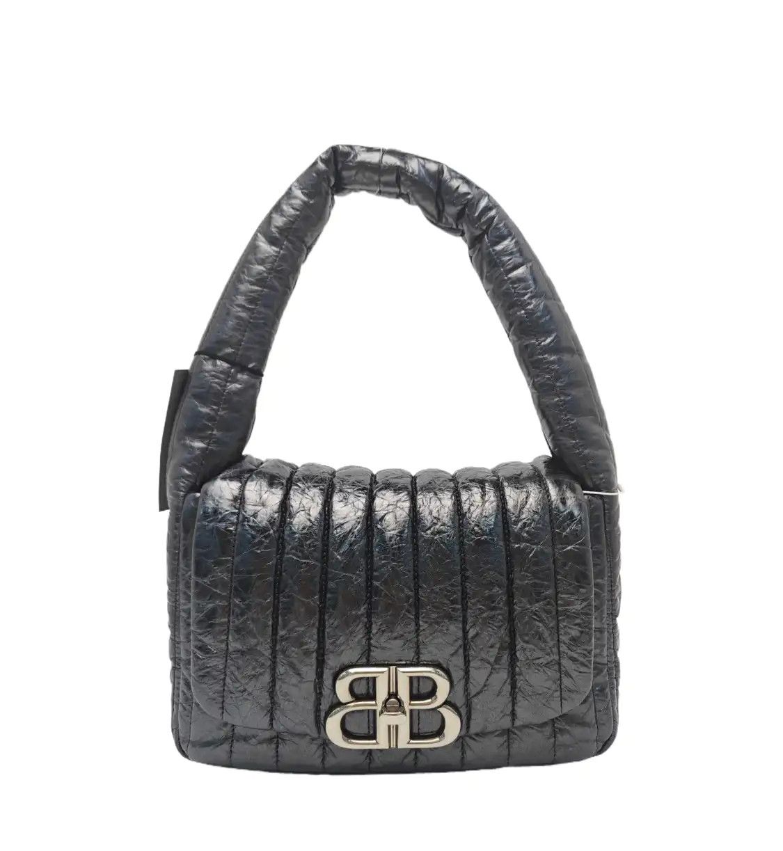 Balenciaga BALENCIAGA Monaco silver greycowhide leather handbag silver hardware Size ONE SIZE - 1 Thumbnail