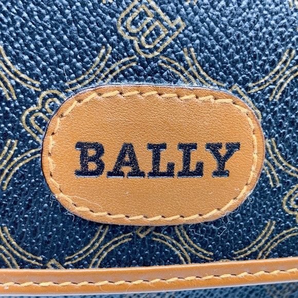 Bally Vintage Bally Monogram Satchel Handbag in Brown and Tan Size ONE SIZE - 11 Thumbnail