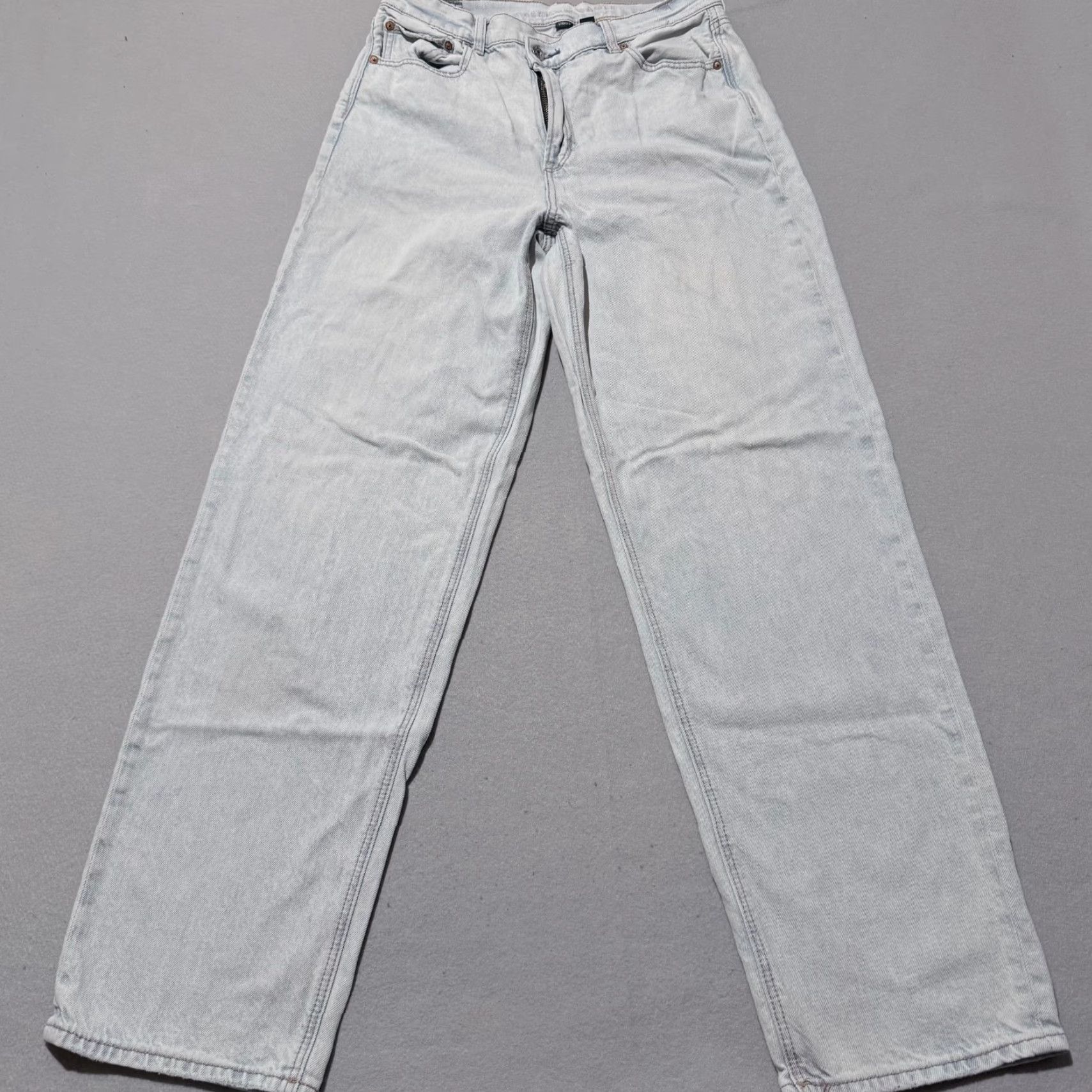 American Eagle Outfitters American Eagle Strigid Jeans Women's High Rise Straight Blue Denim Pockets 10 Size 32" / US 10 / IT 46 - 2 Thumbnail