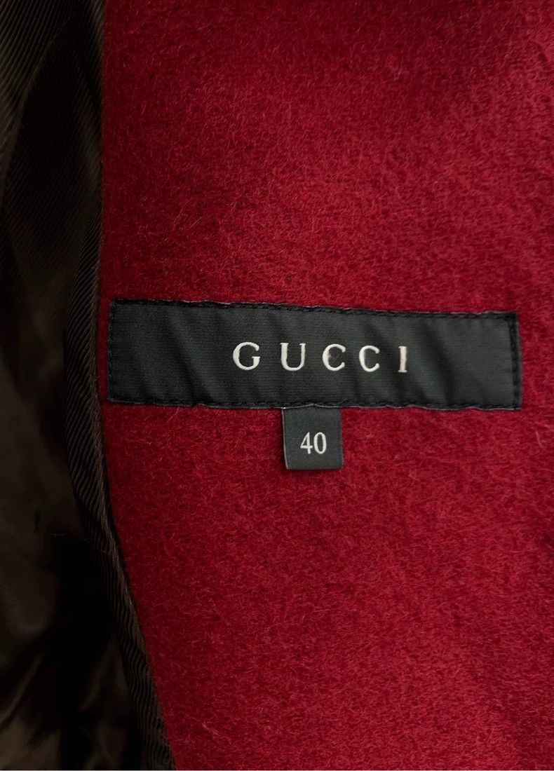 Gucci Gucci Red British-style short wool jacket 2504-Nextarrow Size S / US 4 / IT 40 - 7 Thumbnail
