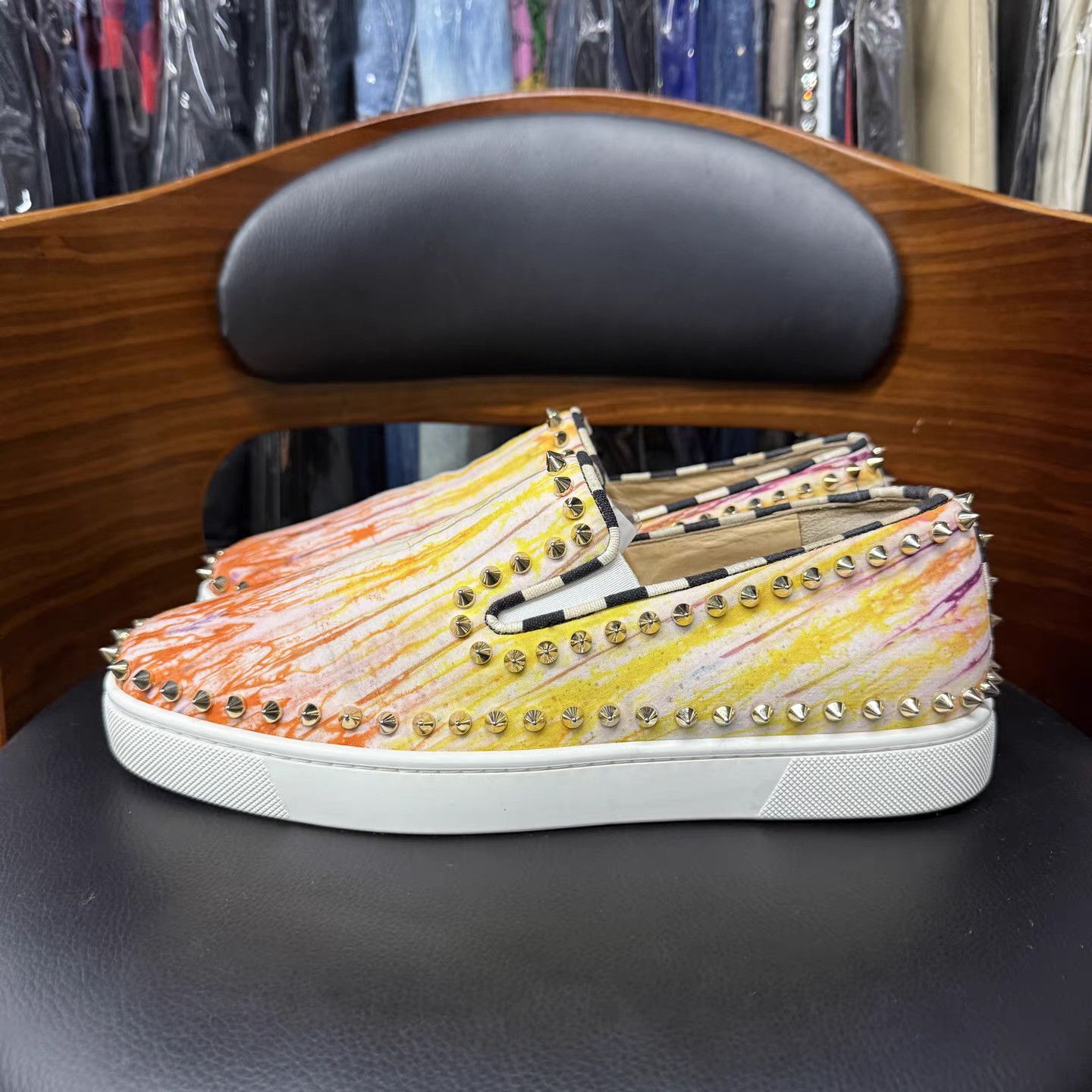 Christian Louboutin Christian Louboutin Tie-Dye Slip-on Casual Shoes K15 Size US 7.5 / EU 40-41 - 6 Thumbnail