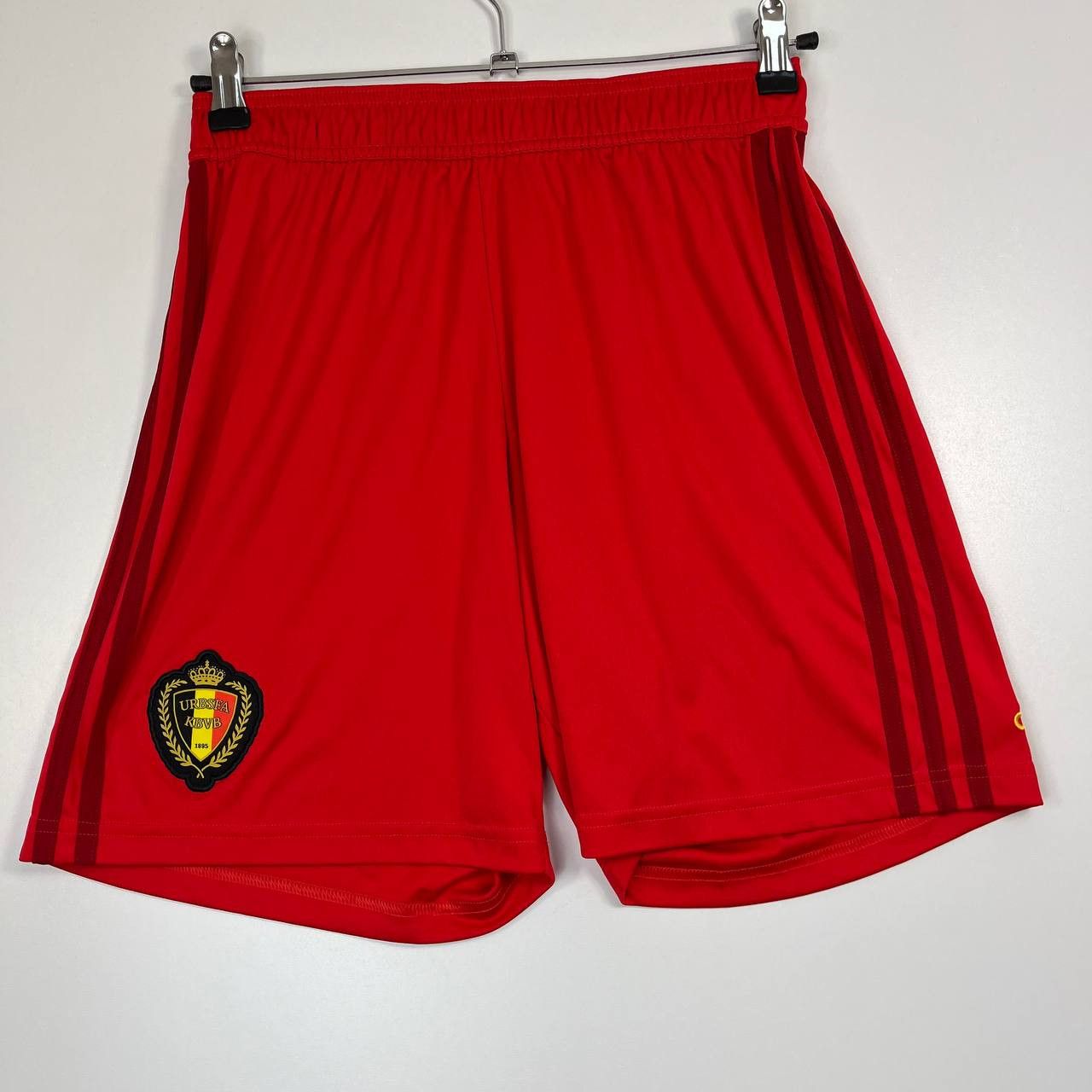 Adidas Belgium National Team Football Shorts Adidas Red Mens Size M Size US 30 / EU 46 - 1 Thumbnail