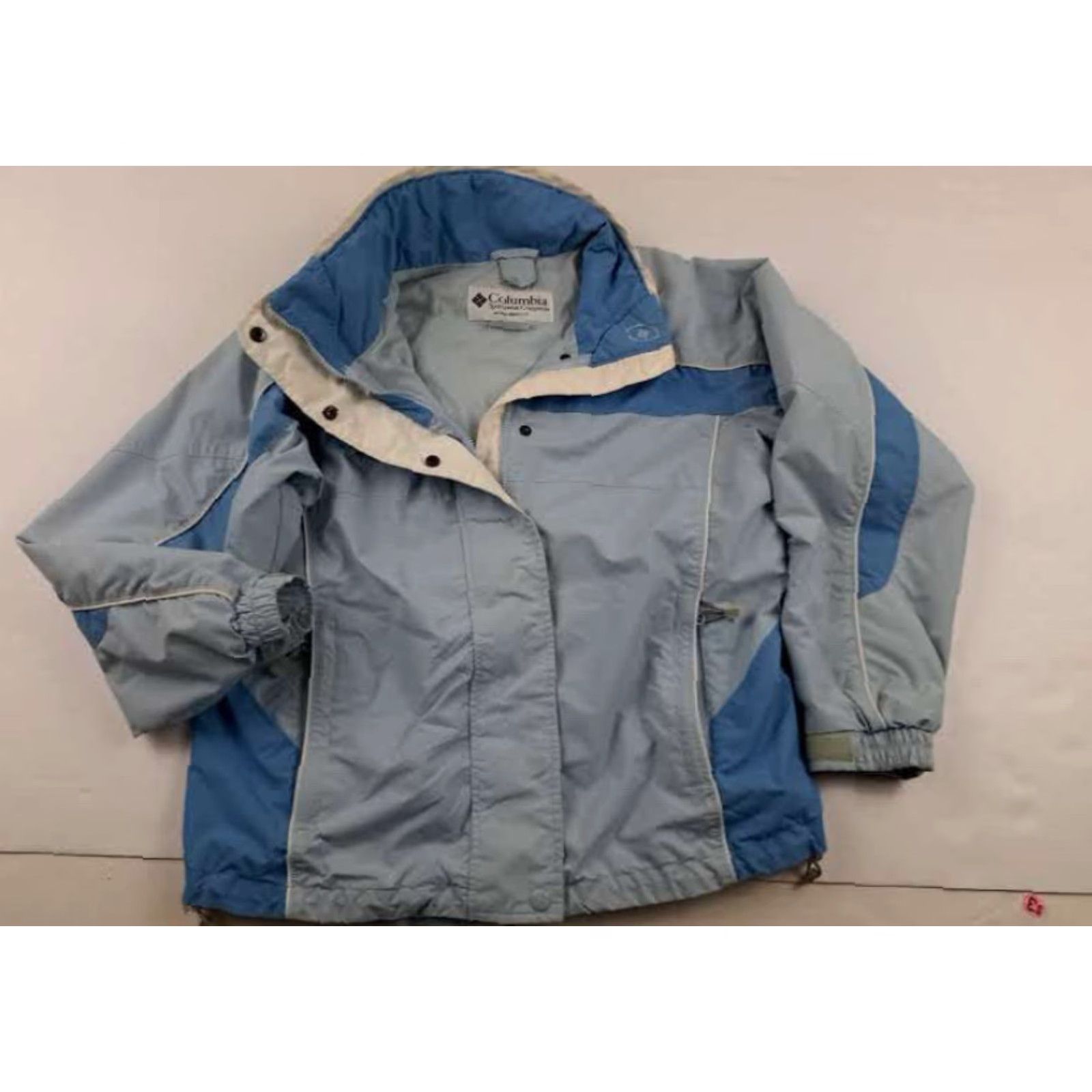 Vintage Columbia Lightweight Ski Jacket Insulated Blue XS? No, Size S Women Regular Knit? Sorry. Size S / US 4 / IT 40 - 3 Thumbnail