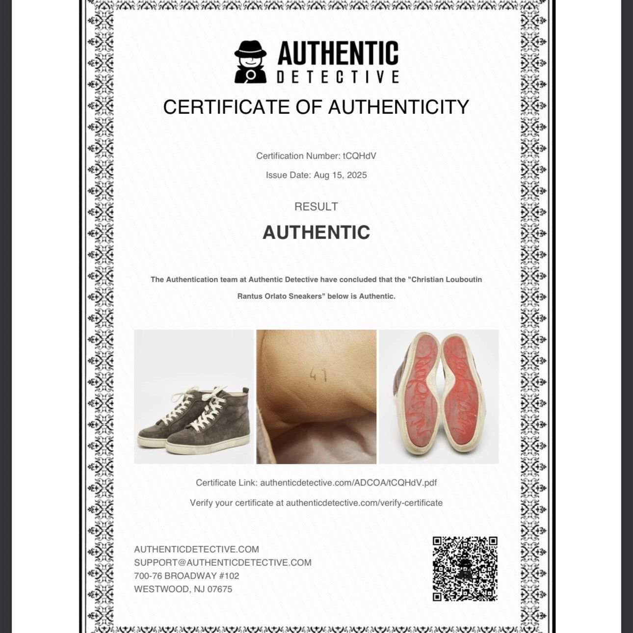 Christian Louboutin Christian Louboutin Rantus Orlato Sneakers Size US 9.5 / EU 42-43 - 2 Thumbnail