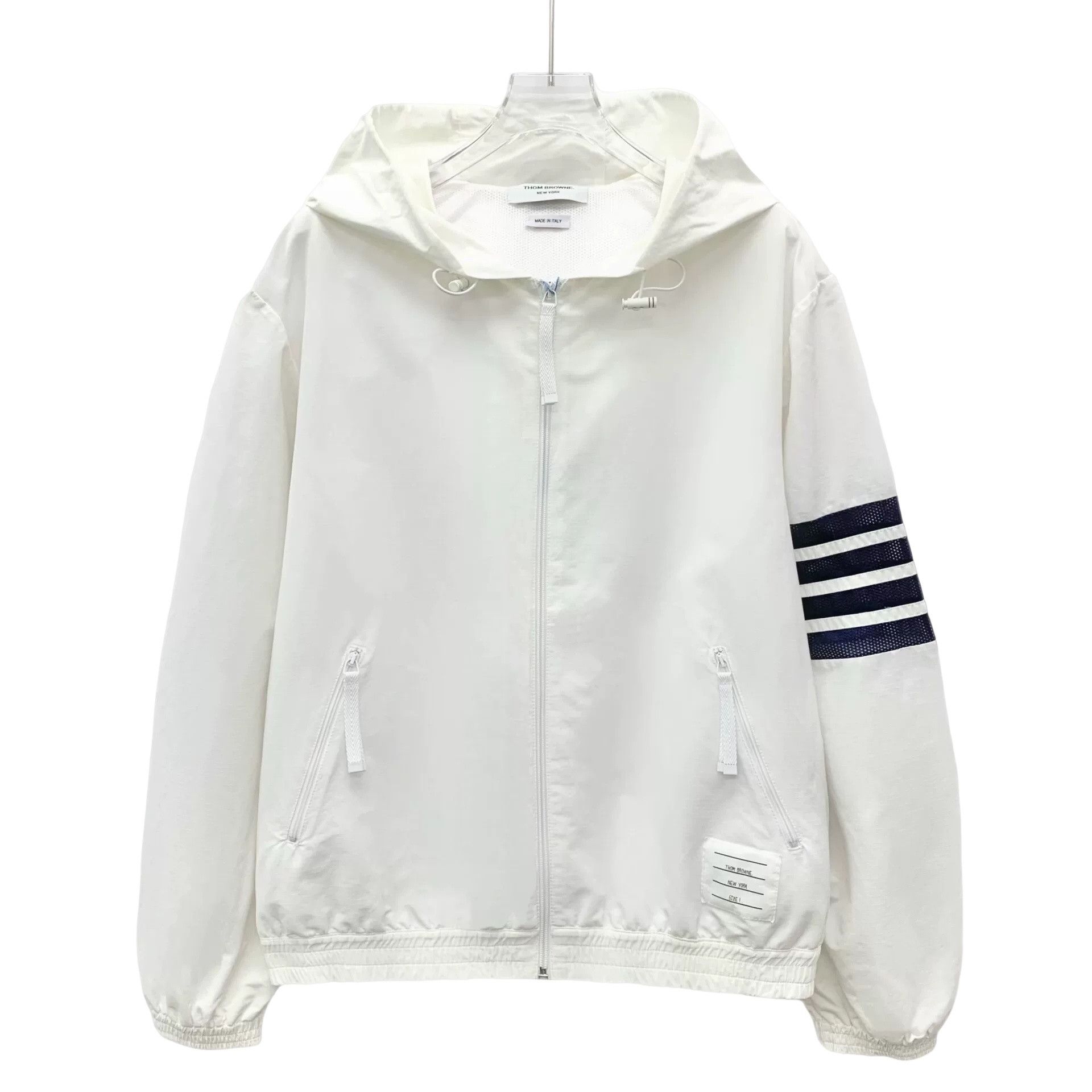 Thom Browne Thom Browne 4-Bar Hooded Zip Jacket Size 1 Size US S / EU 44-46 / 1 - 1 Thumbnail