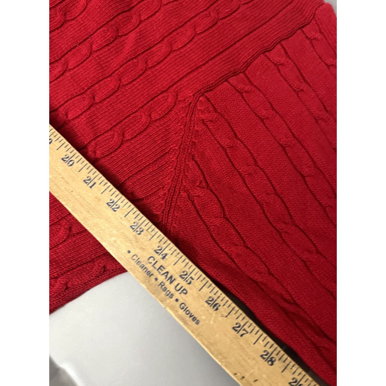 Izod IZOD RedSweater V-Neck 100% Cotton RN# 36543 Size Large Size US L / EU 52-54 / 3 - 6 Thumbnail