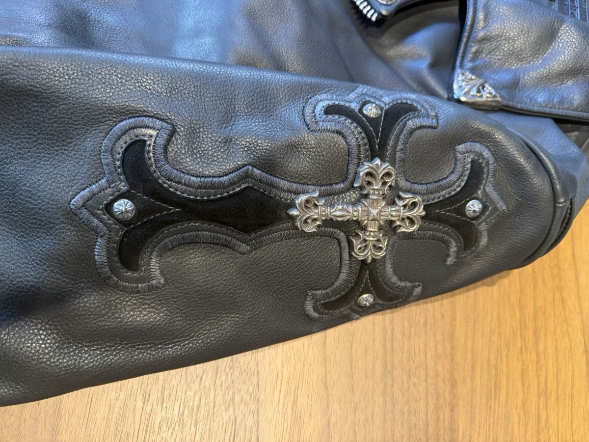 Chrome Hearts RARE vintage Chrome Hearts Leather Jacket Size US S / EU 44-46 / 1 - 10 Thumbnail
