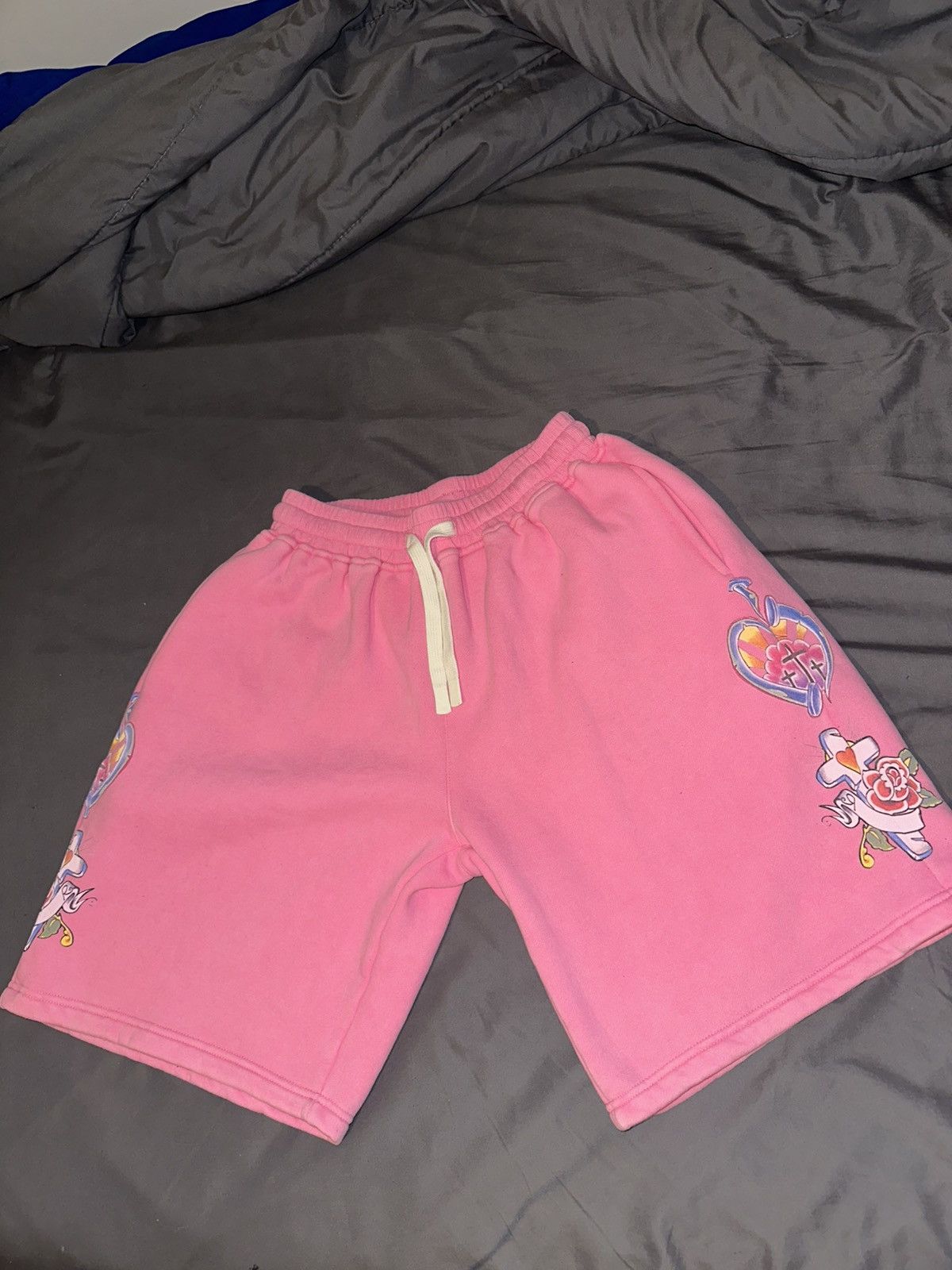 Other We Are Righteous "Pink Risen King" Cotton Shorts Size US 31 - 3 Thumbnail