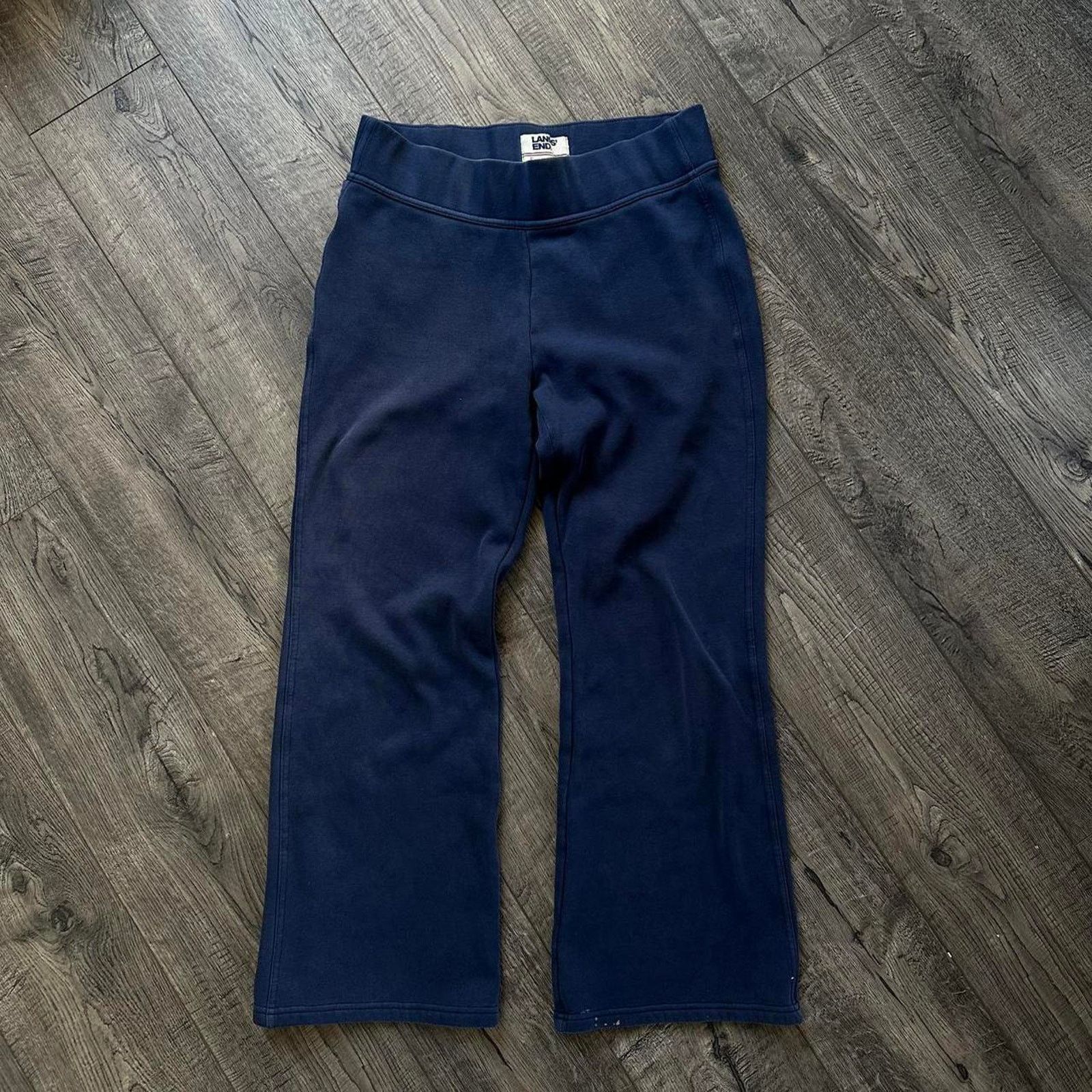 Vintage Vintage Y2K Cotton Cropped Capris Sweatpants Size 28" / US 6 / IT 42 - 2 Thumbnail
