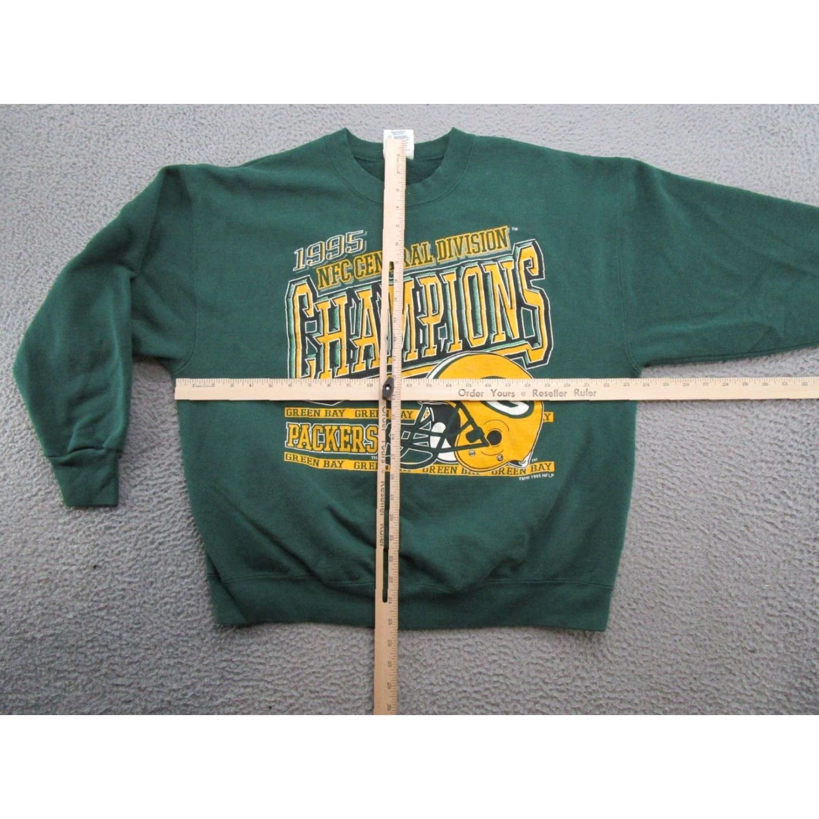 Delta VINTAGE 1995 Delta Green Bay Packers NFL Football Sweatshirt Men's XL Green Pullover Hooded Long Sleeve Sports All Seasons Shoes? Size US XL / EU 56 / 4 - 5 Thumbnail