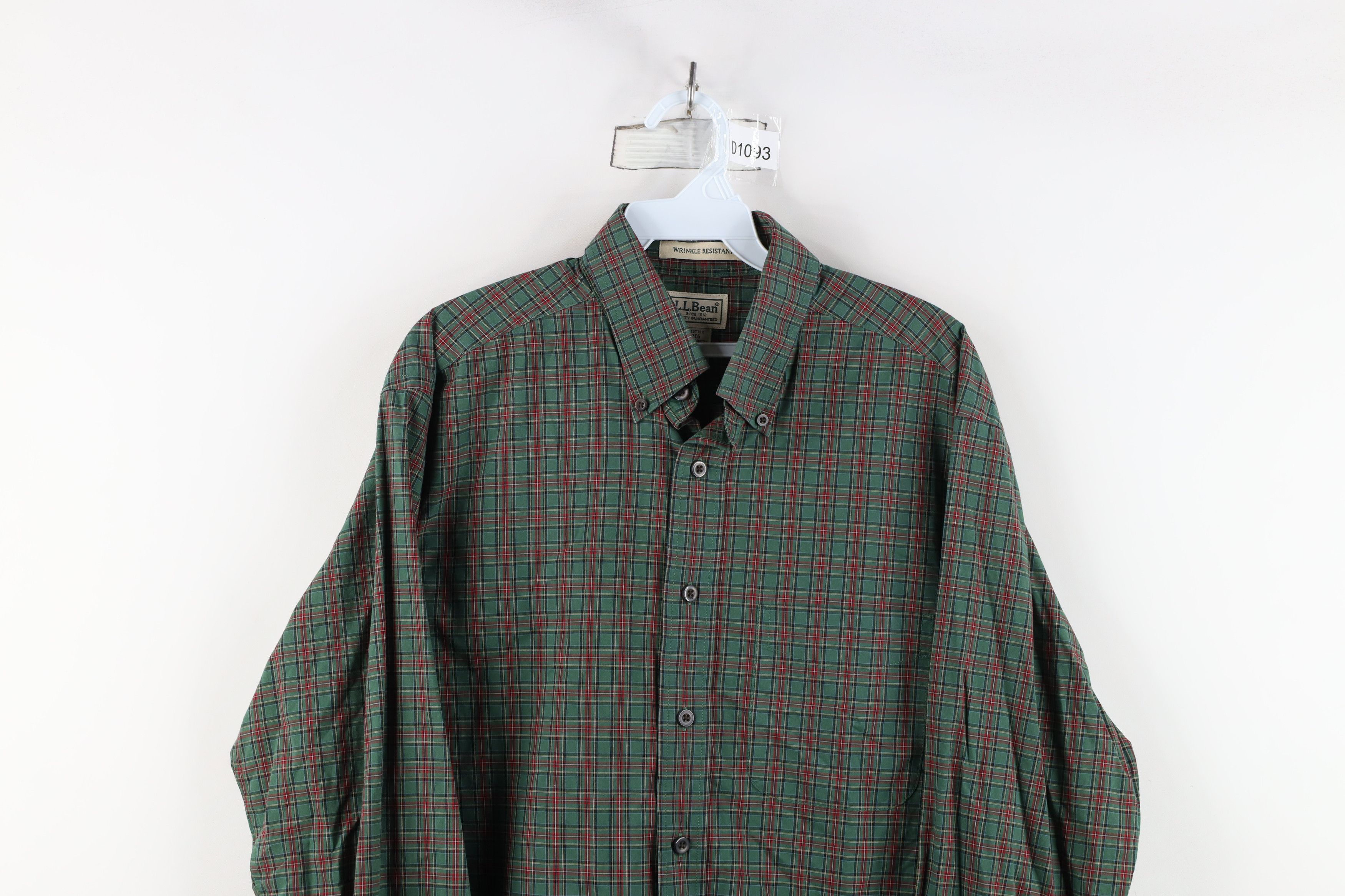 L.L. Bean × Vintage Vintage LL Bean Wrinkle Resistant Collared Button Down Shirt Size US M / EU 48-50 / 2 - 2 Thumbnail