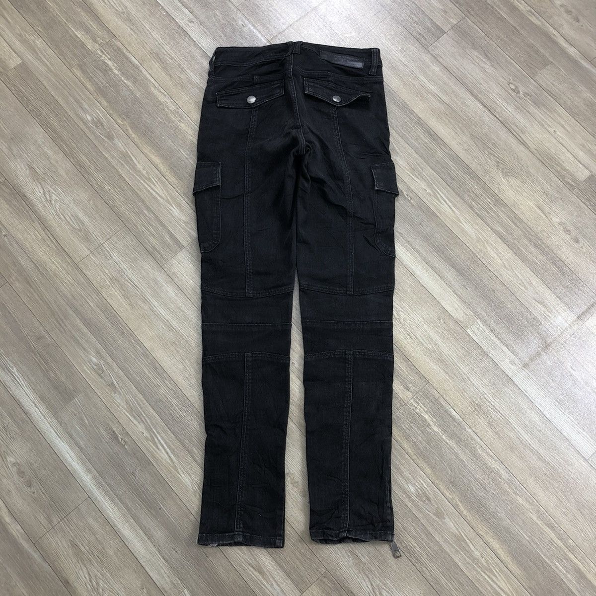 Burberry × Designer × Vintage 2000s Burberry Brit Cargo Bondage Bikers Jeans Skinny Size US 32 / EU 48 - 20 Thumbnail