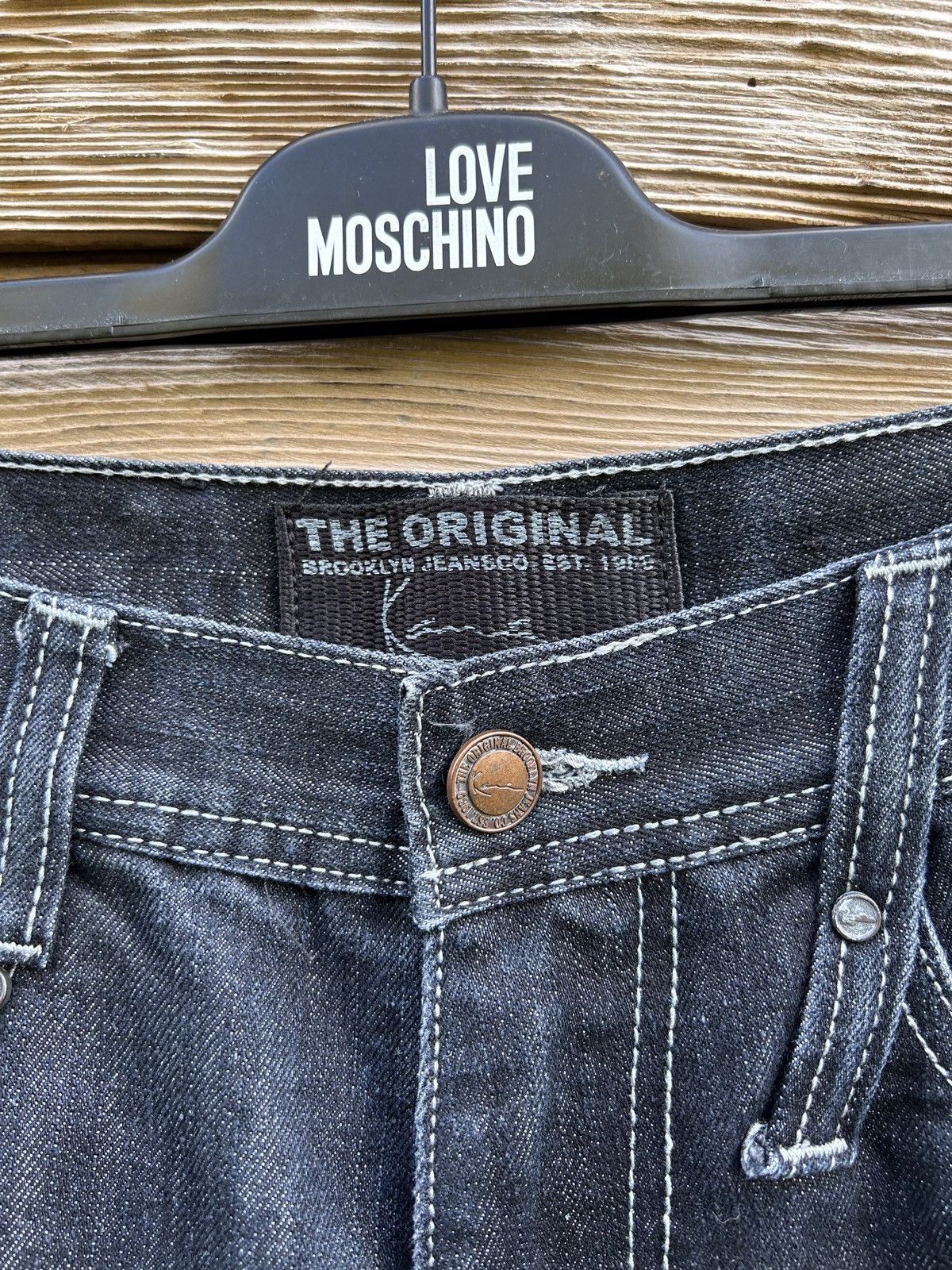Karl Kani Vintage Karl Kani Big Embroidered Logo Denim Jeans 32 Size US 32 / EU 48 - 8 Thumbnail