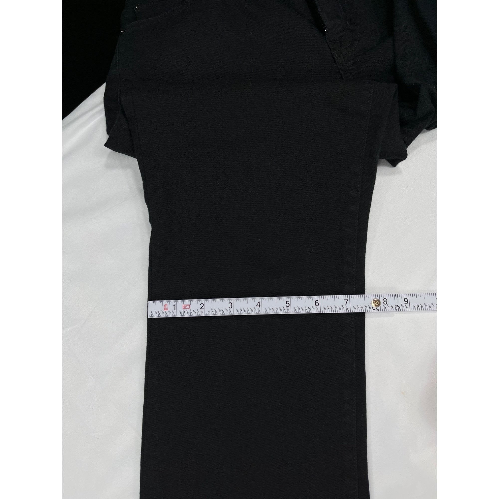 Lauren Ralph Lauren Lauren Ralph Lauren SKU 7886 Womens Black Straight Leg Pants Size 32" / US 10 / IT 46 - 8 Thumbnail