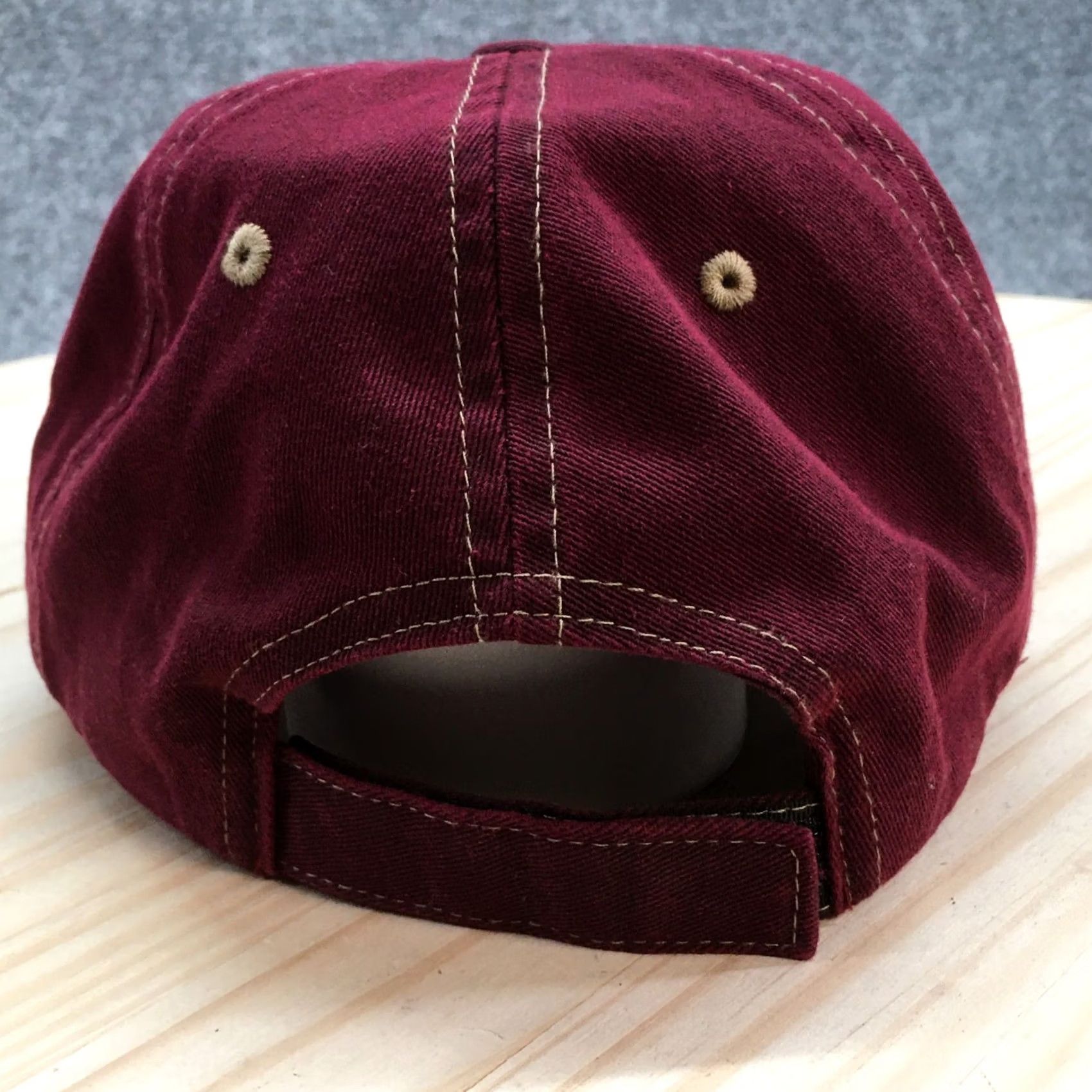 Vintage Jacobson Hat Florida Orlando EST 1875 Baseball Cap Mens OS Maroon Adjustable Hat Size ONE SIZE - 6 Thumbnail