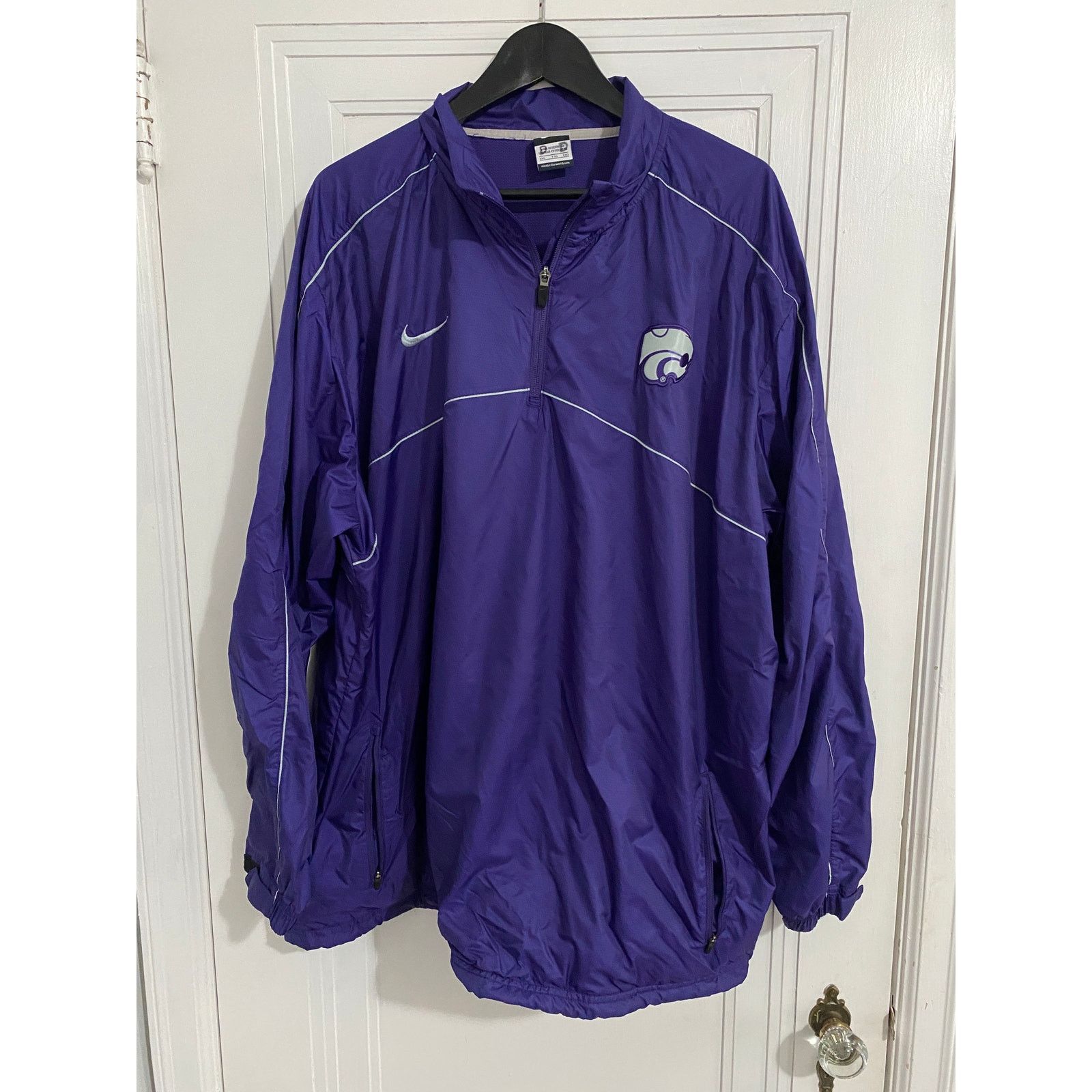 Nike Kansas State Wildcats Nike 1/4-Zip Windbreaker Size XXL Size US XXL / EU 58 / 5 - 1 Thumbnail