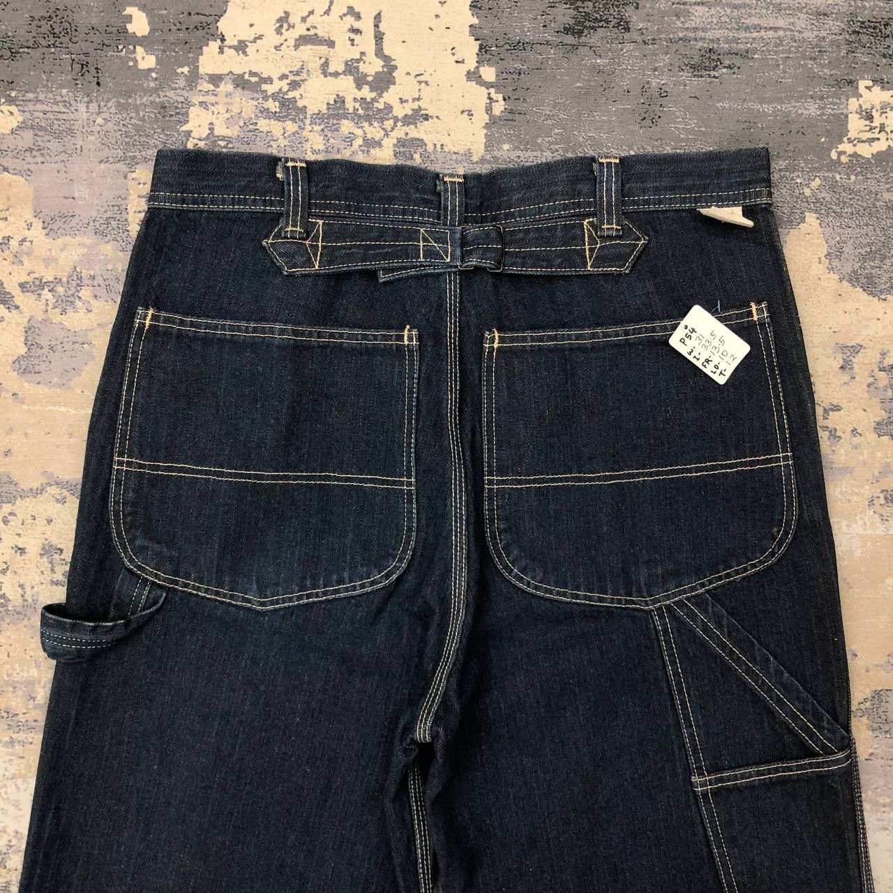 Vintage P54 VTG SALTY DOG x UNION MADE BAGGY CARPENTER JEANS Size US 31 - 4 Thumbnail