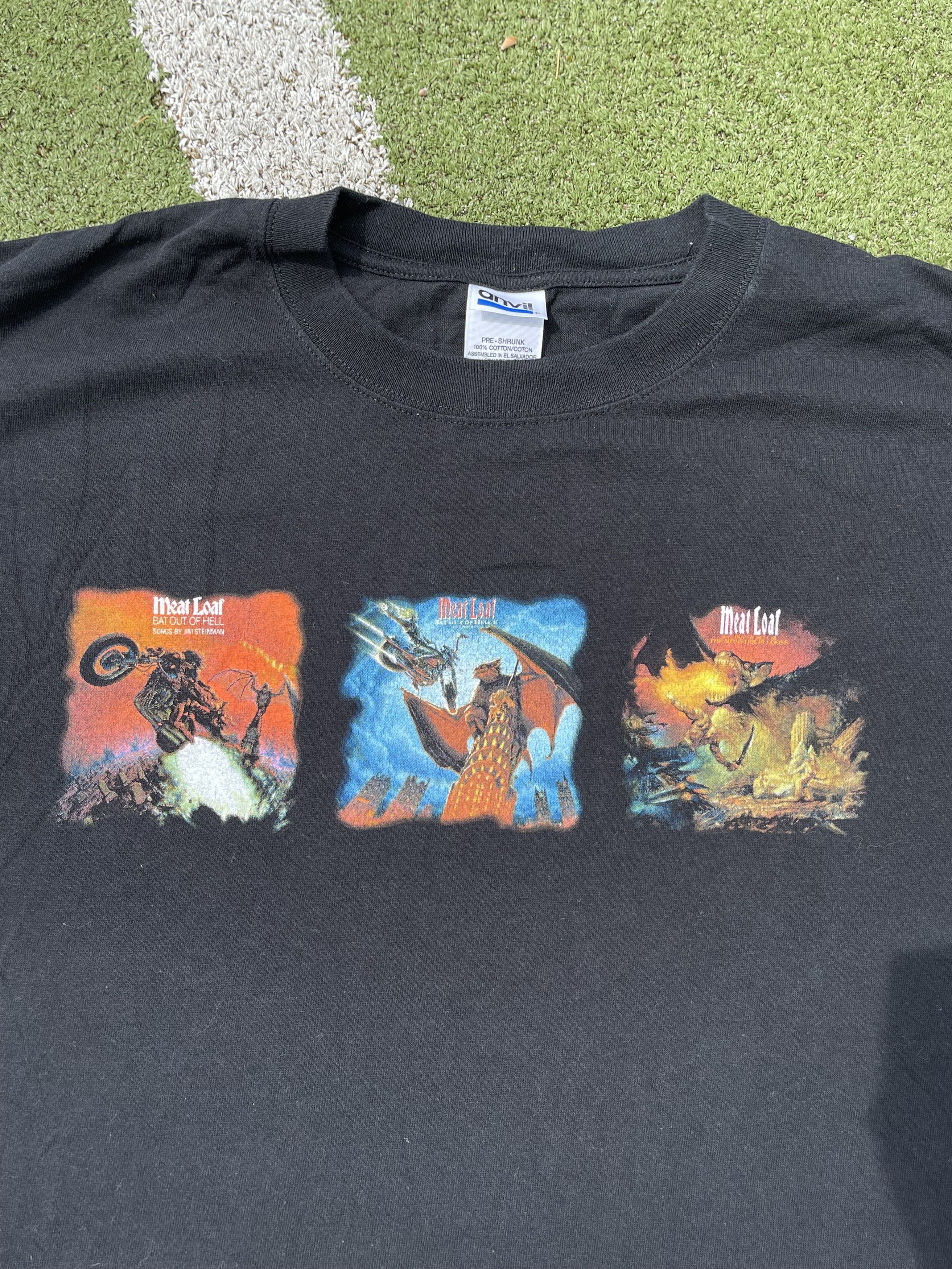 Band Tees × Vintage 2006 Meatloaf Bat Out Of Hell Rock Band Tour T-Shirt Size US XL / EU 56 / 4 - 3 Thumbnail