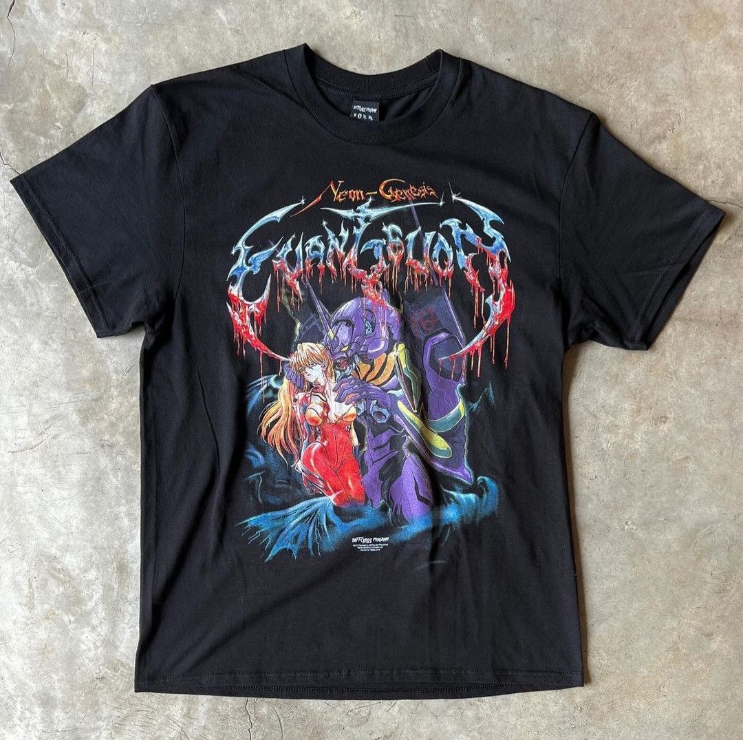 image of Rare Anime Neon Genesis Evangelion Asuka Langley Halloween in Black, Men's (Size Large)