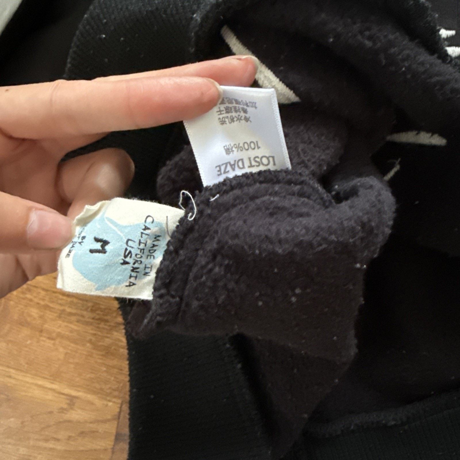 Lost Daze Lost Daze Skull Dove Zip Hoodie Black Silk Sleeve Embroidery Size US M / EU 48-50 / 2 - 13 Thumbnail