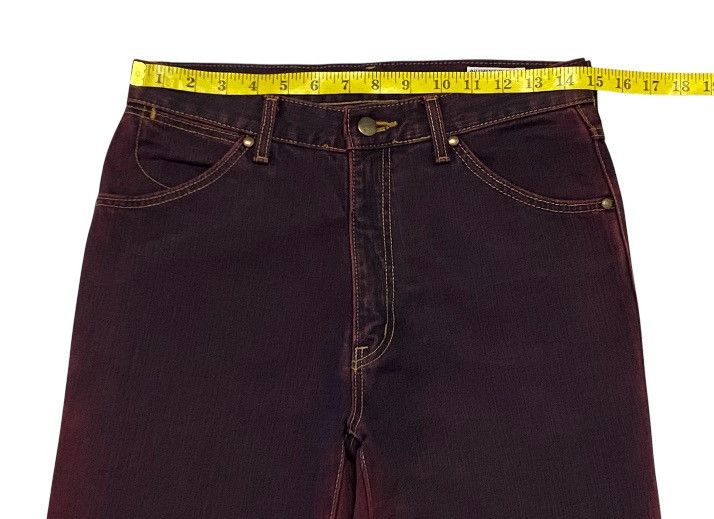 Hysteric Glamour × Japanese Brand × Wrangler 💃Wrangler Classic Red Smoke Flare Jeans Size 29" - 12 Thumbnail