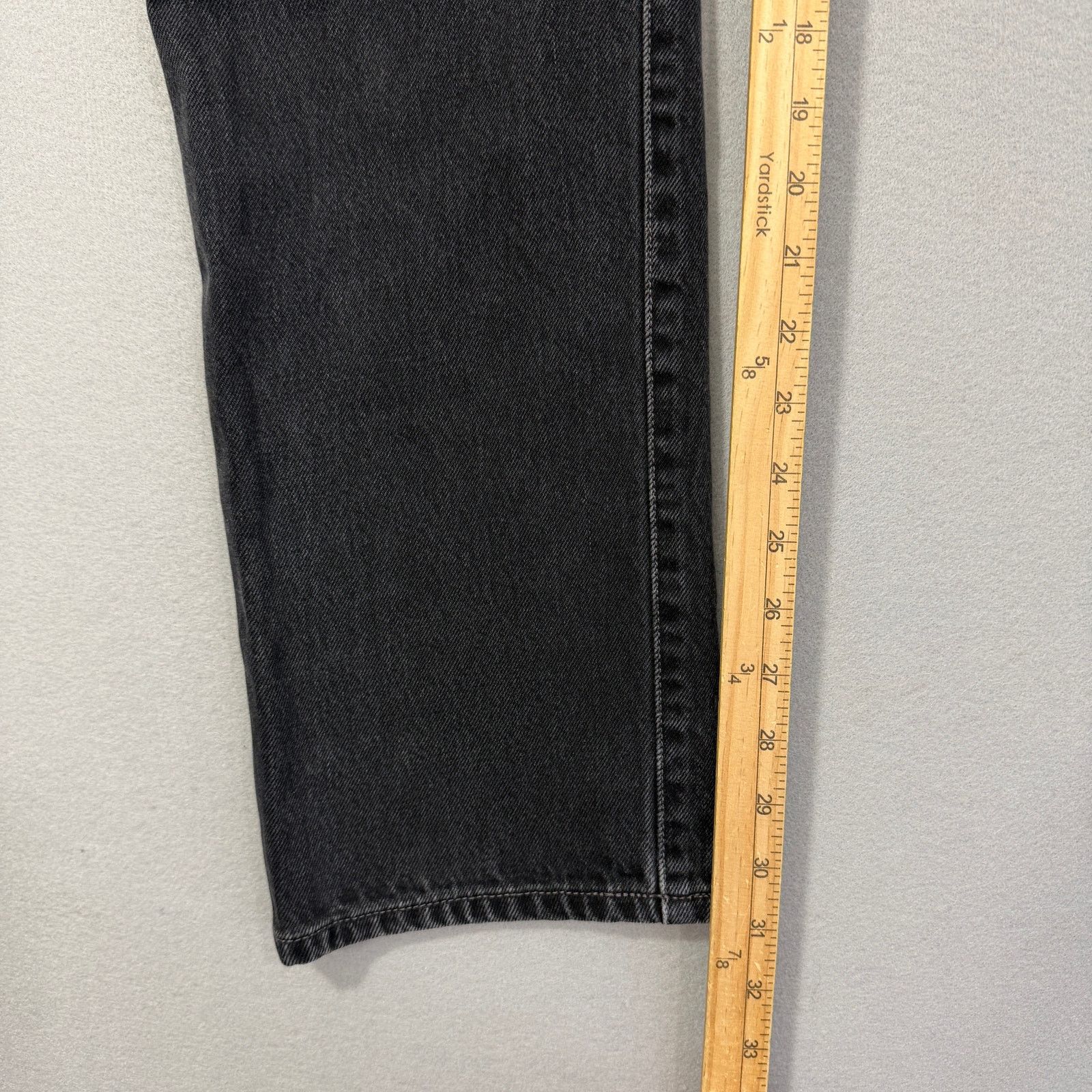 Levi's Vintage Levis 501xx Jeans Men's 30x32 Black Straight Fit Size US 30 / EU 46 - 8 Thumbnail