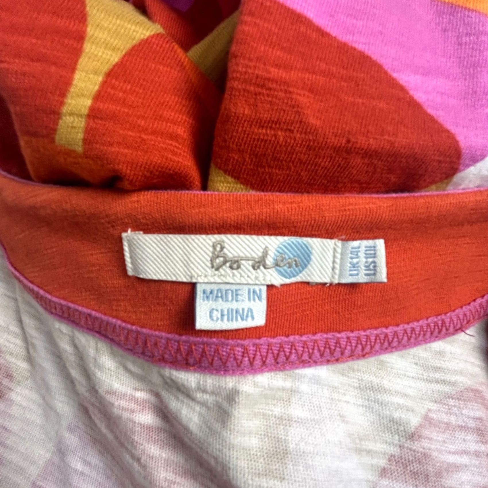 Boden Boden Womens Sleeveless Multicolor Geometric Circle Print Shift Dress M Size M / US 6-8 / IT 42-44 - 3 Thumbnail